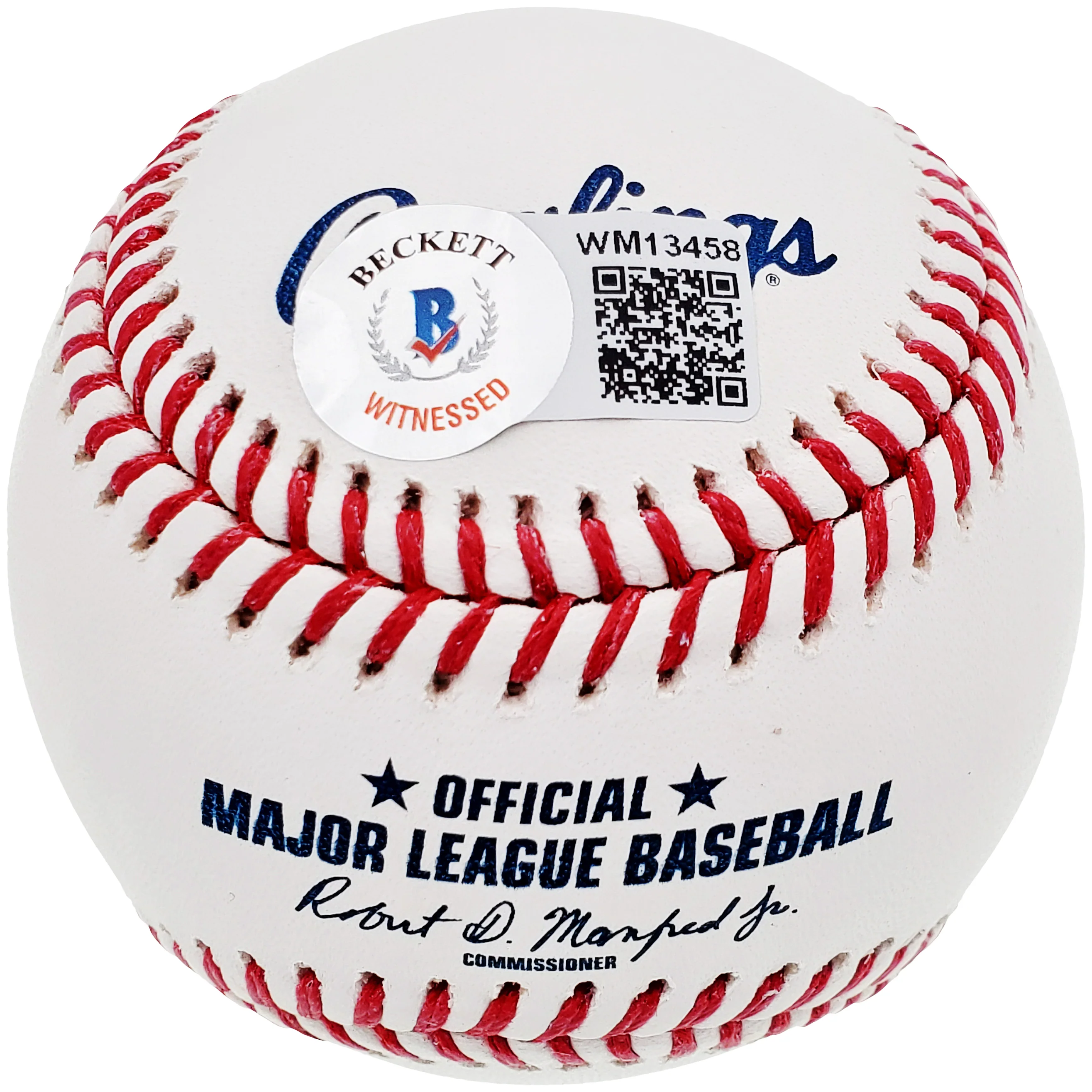 Manny Ramirez Autographed Official MLB Baseball Boston Red Sox Beckett BAS QR Stock #200881 - Image 4