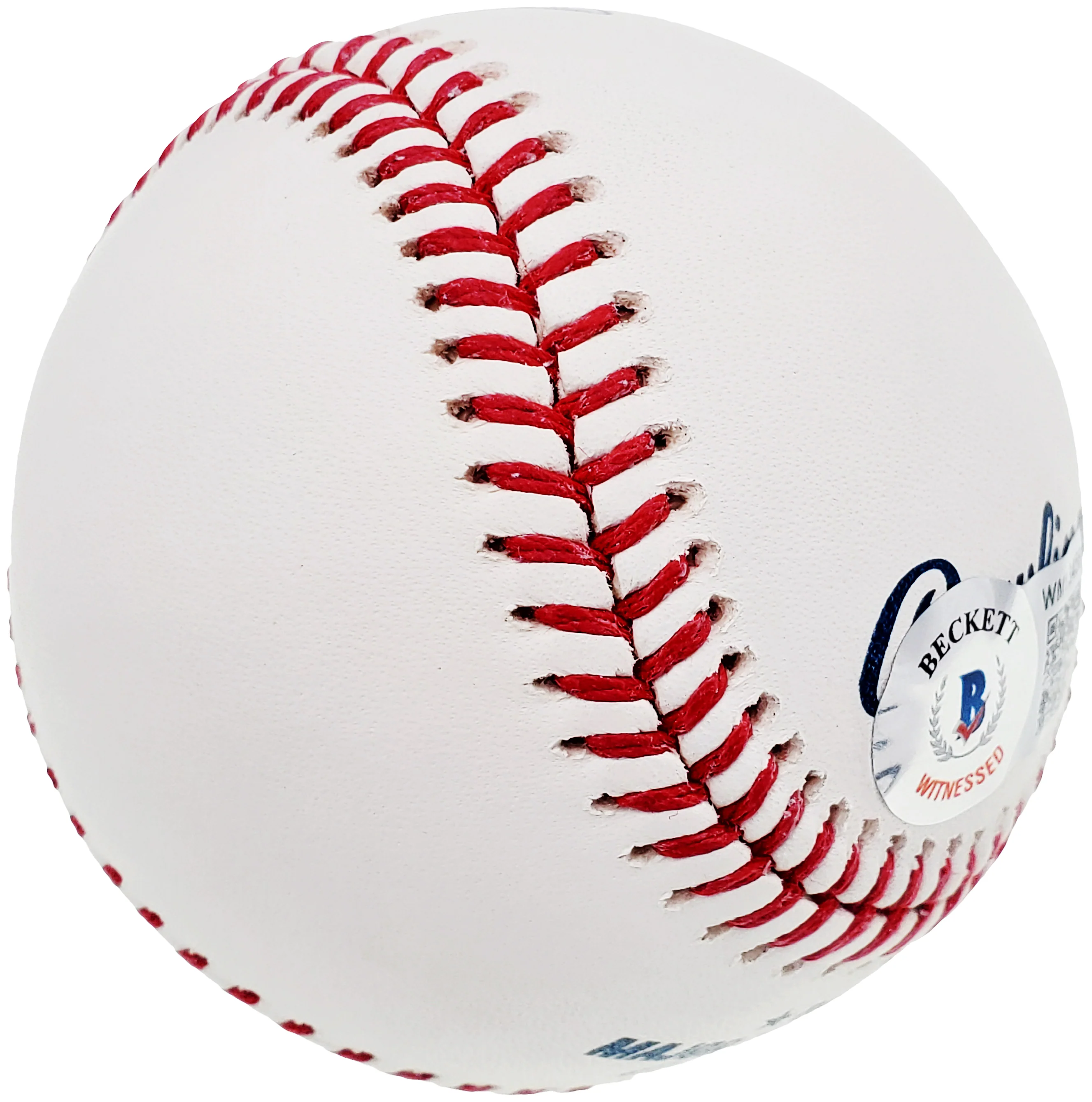 Manny Ramirez Autographed Official MLB Baseball Boston Red Sox Beckett BAS QR Stock #200881 - Image 5