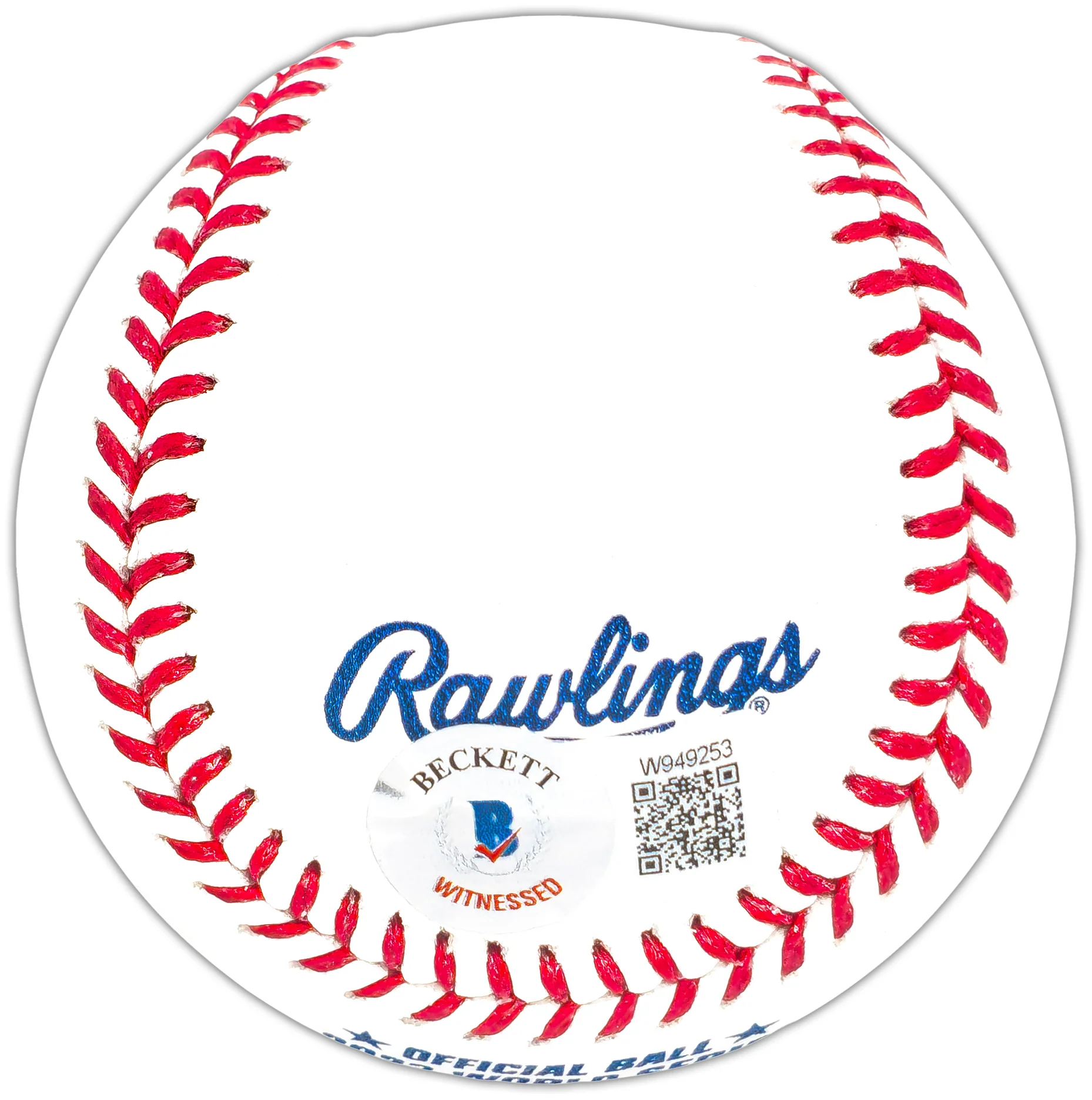 Marcus Semien Autographed Official 2023 World Series Logo MLB Baseball Texas Rangers "23 WS Champs" Beckett BAS Witness Stock #221325 - Image 3