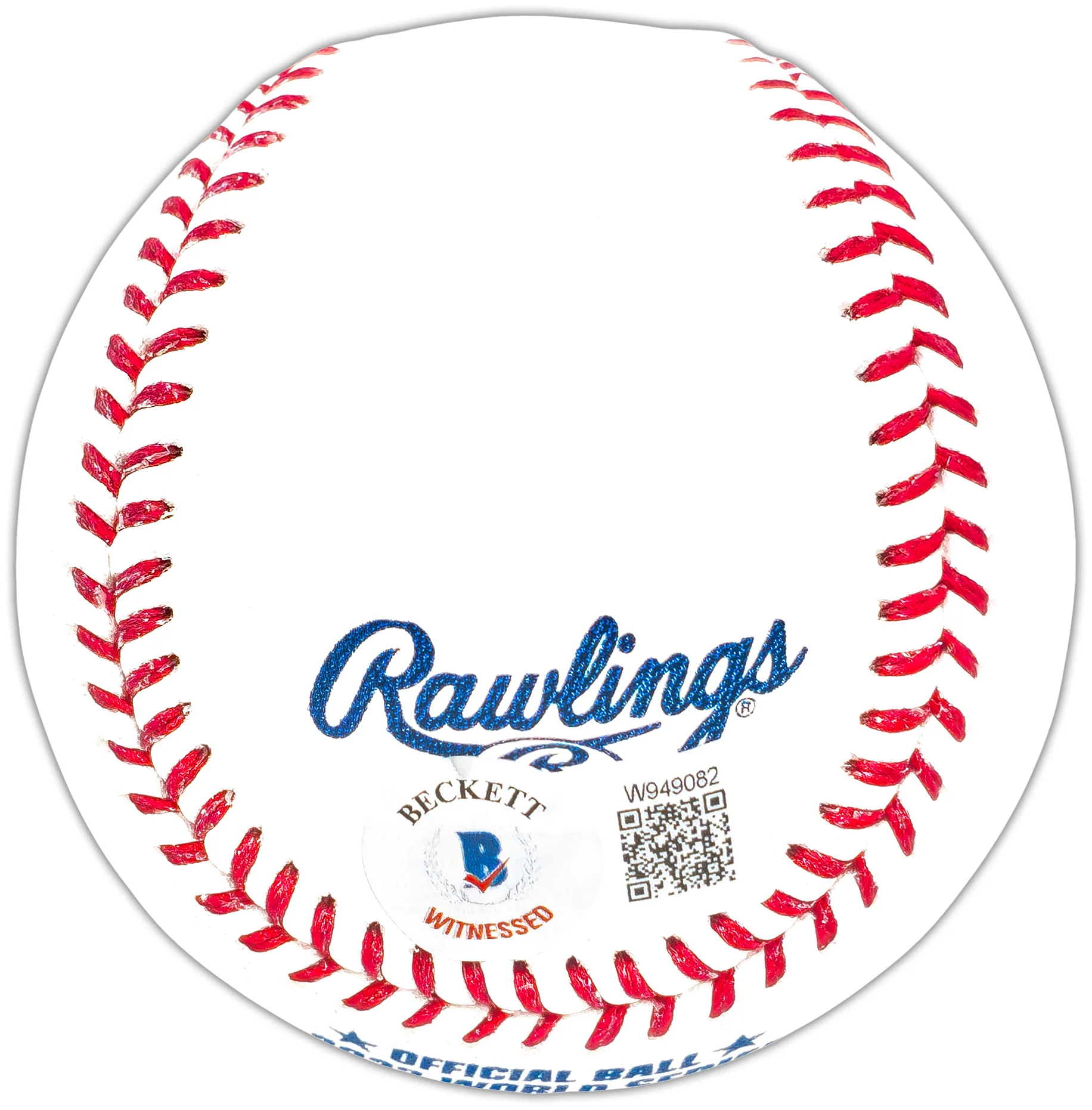 Marcus Semien Autographed Official 2023 World Series Logo MLB Baseball Texas Rangers Beckett BAS Witness Stock #221326 - Image 3