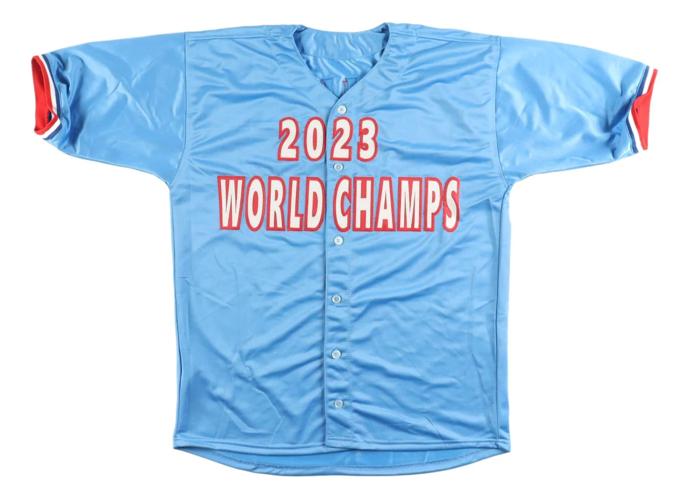 Marcus Semien Texas Signed Light Blue Baseball Jersey BAS - Image 3