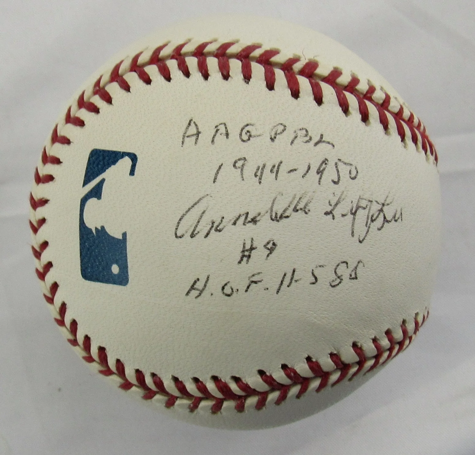 Annabelle "Lefty" Lee and Bill Lee Signed Rawlings Baseball B164 - Image 2