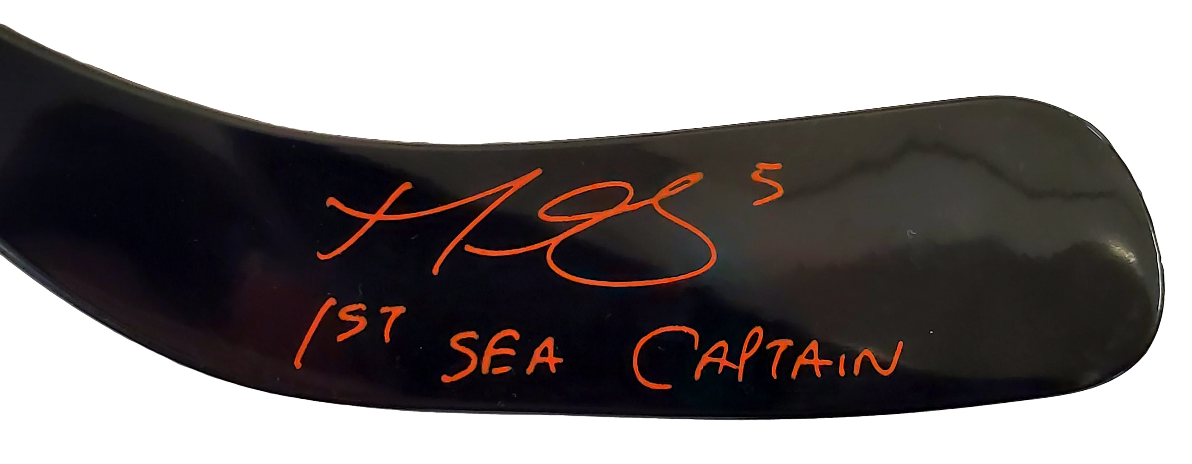 Mark Giordano Autographed Blue Inglasco 24" Mini Stick Seattle Kraken "1st SEA Captain" Fanatics Holo Stock #200308 - Image 2