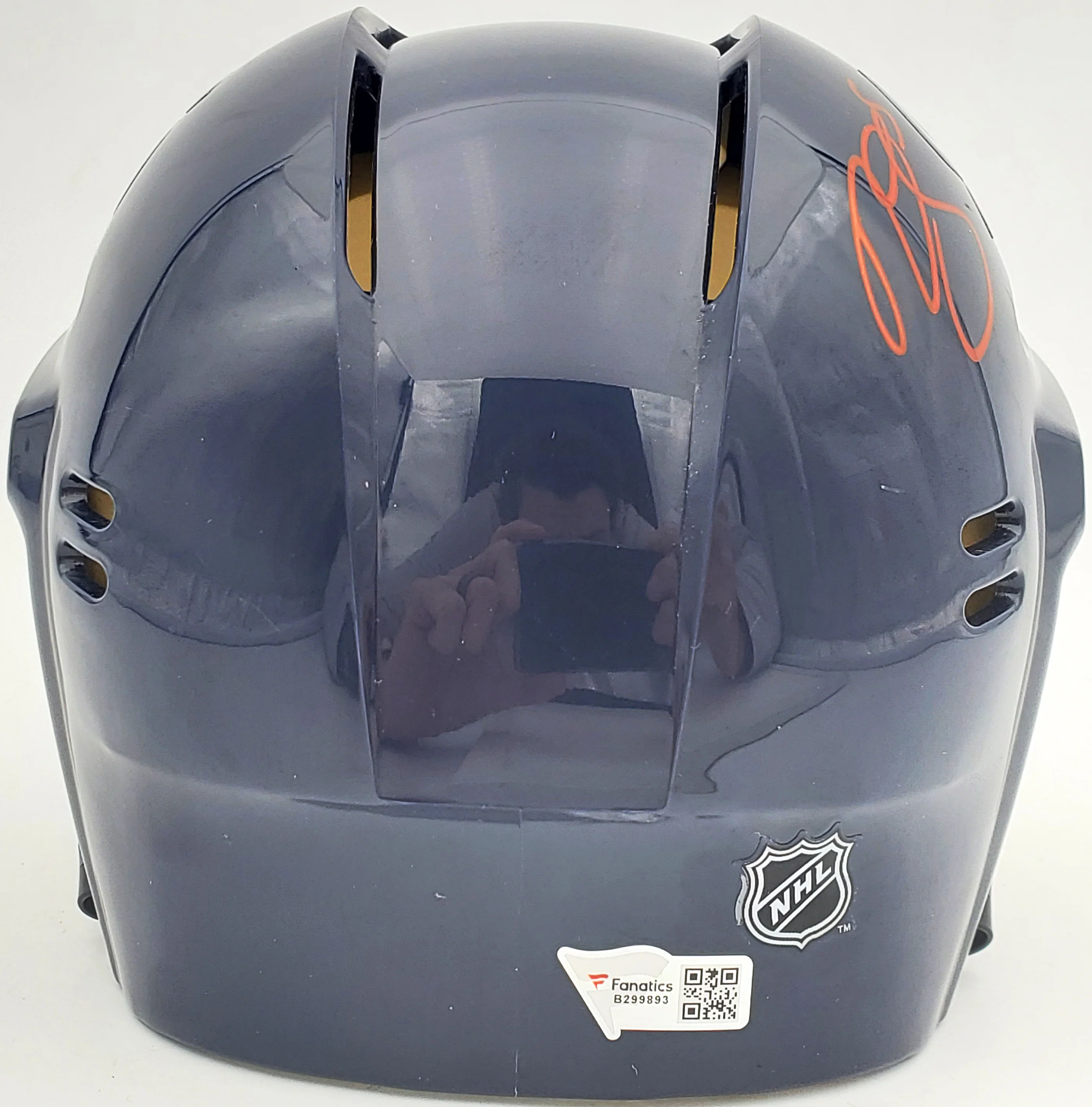 Mark Giordano Autographed Seattle Kraken Blue Mini Helmet "1st SEA Captain" Fanatics Holo Stock #200294 - Image 4