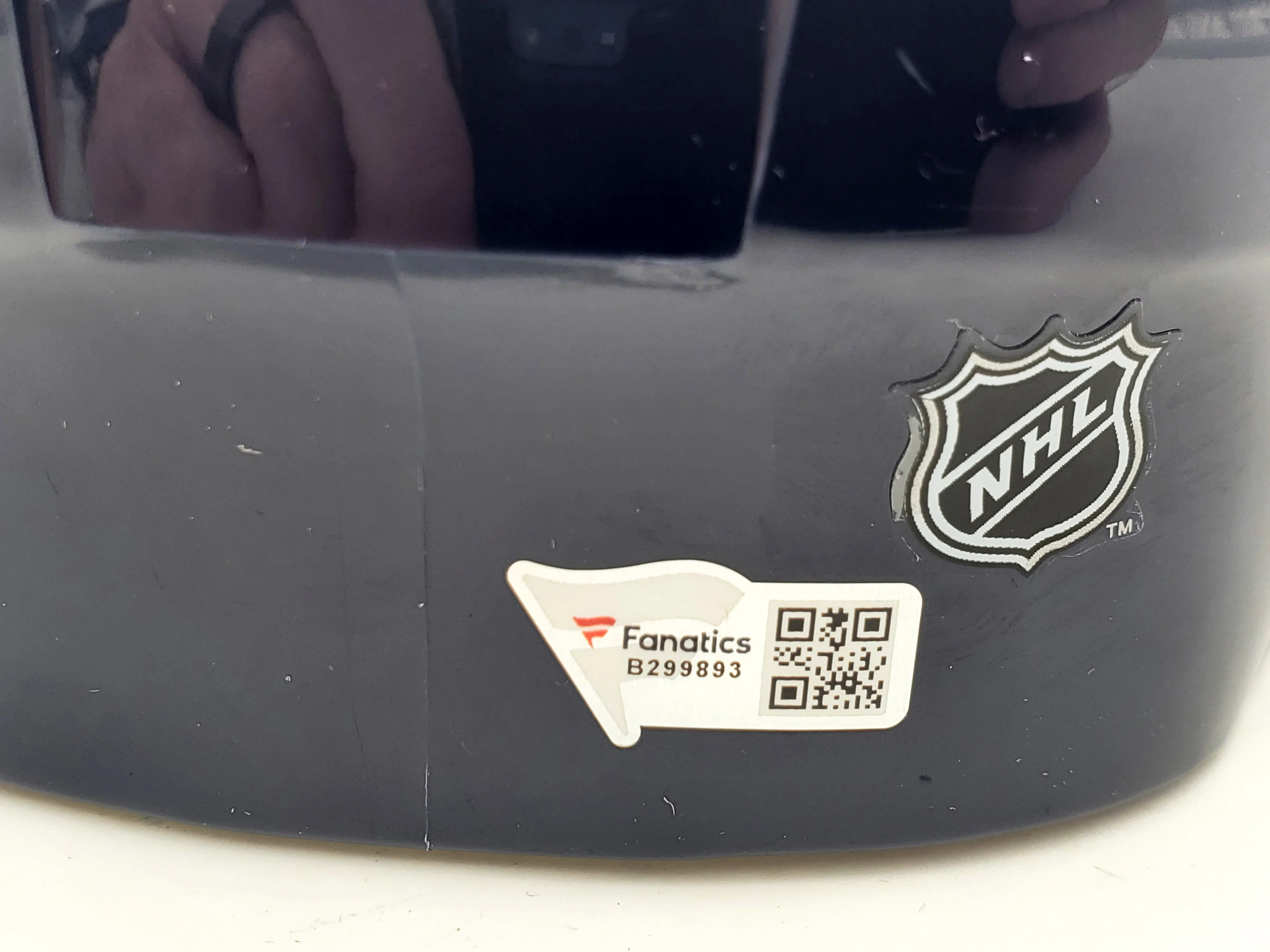 Mark Giordano Autographed Seattle Kraken Blue Mini Helmet "1st SEA Captain" Fanatics Holo Stock #200294 - Image 5