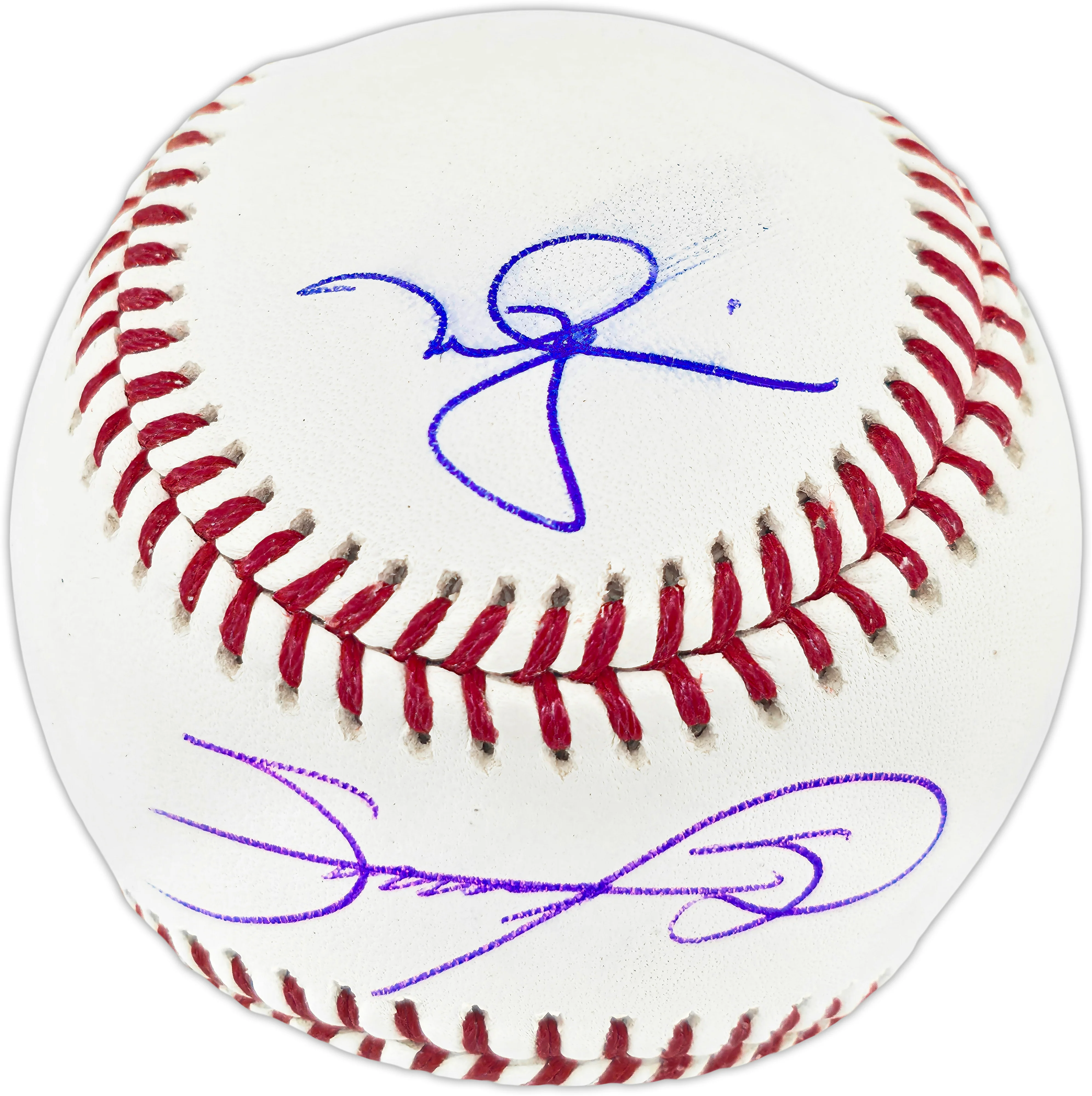 Mark McGwire & Sammy Sosa Autographed Official MLB Baseball (Smudged) Beckett BAS Witness #3W367066