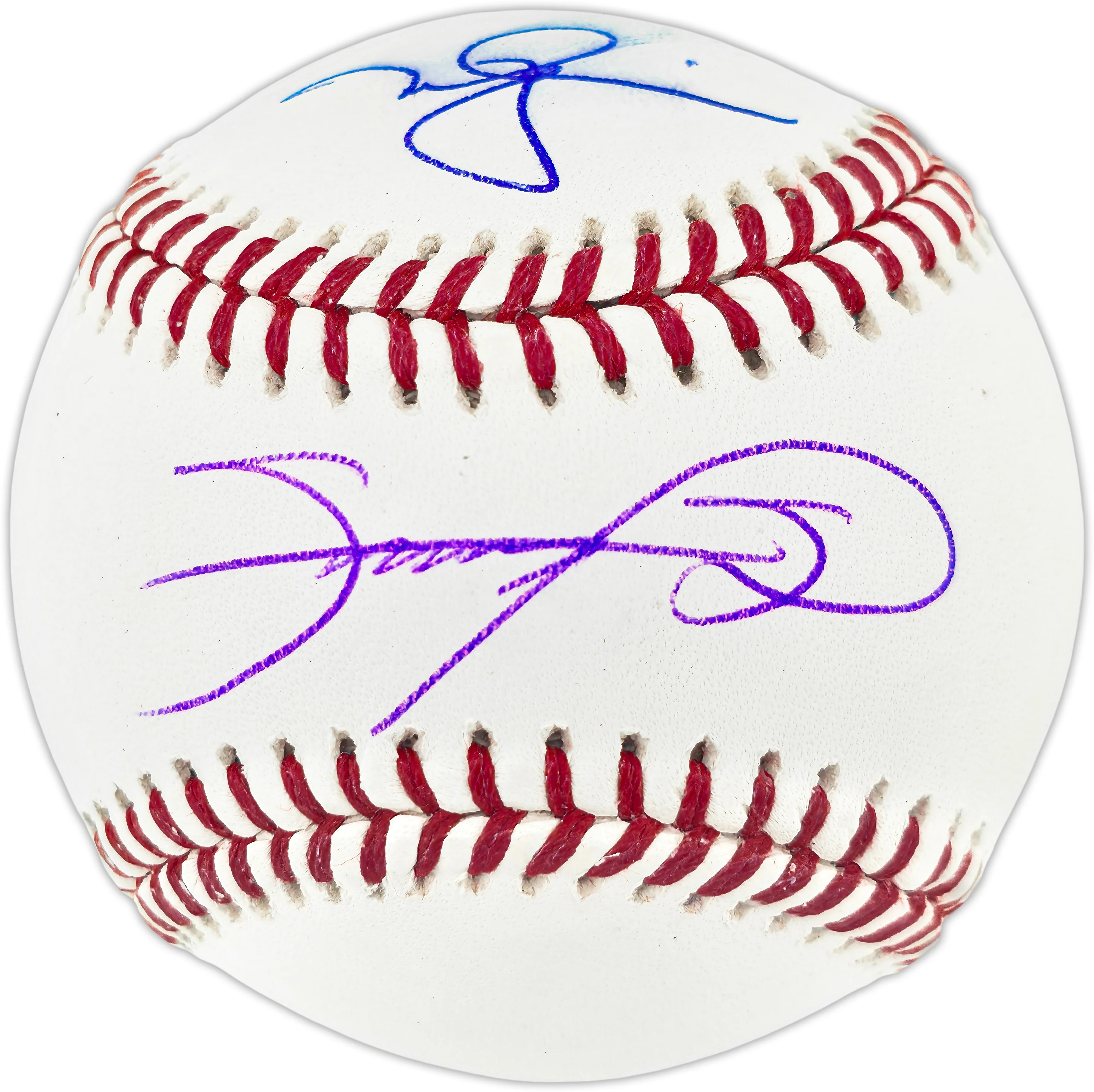 Mark McGwire & Sammy Sosa Autographed Official MLB Baseball (Smudged) Beckett BAS Witness #3W367066 - Image 3