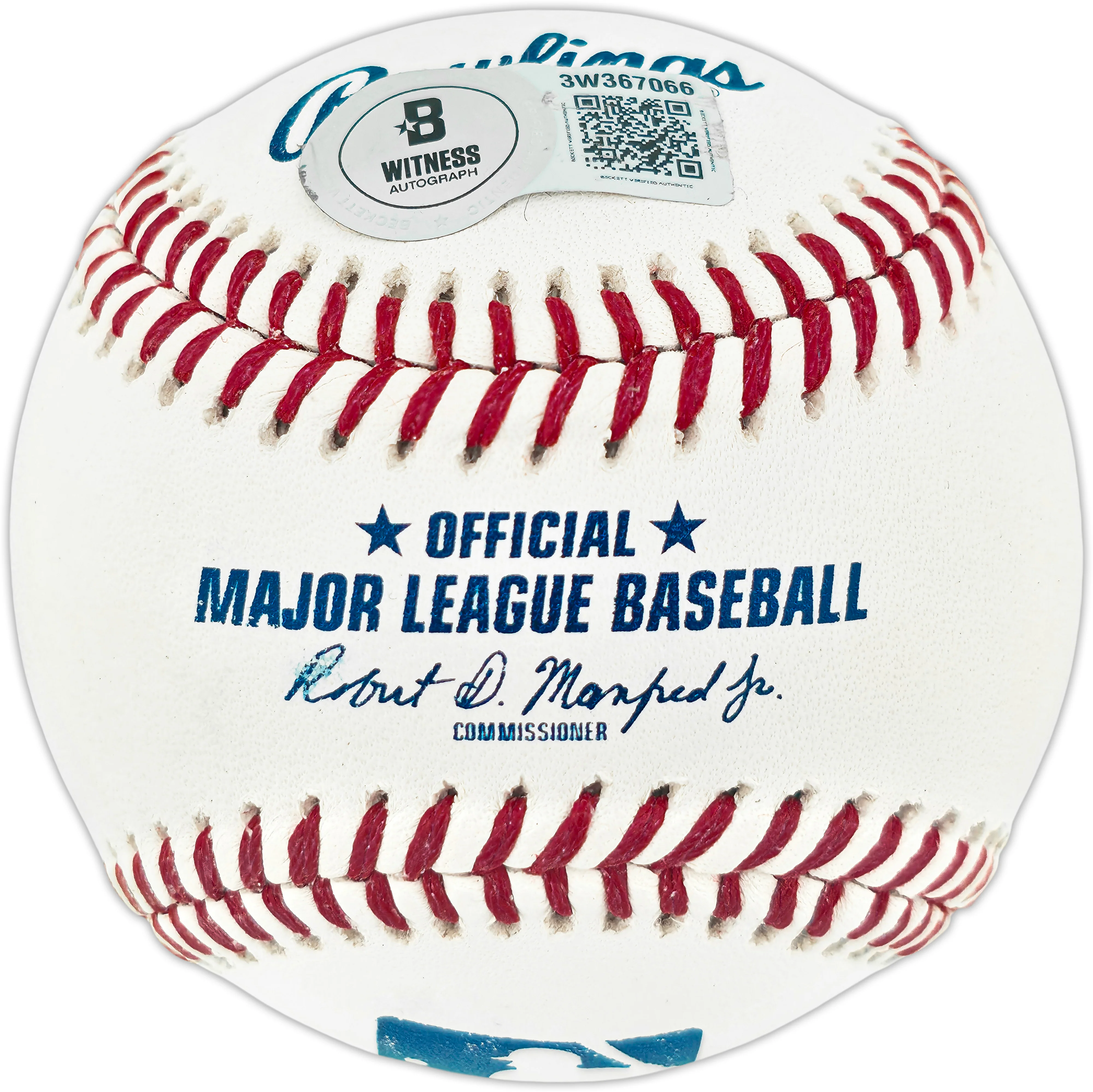 Mark McGwire & Sammy Sosa Autographed Official MLB Baseball (Smudged) Beckett BAS Witness #3W367066 - Image 4