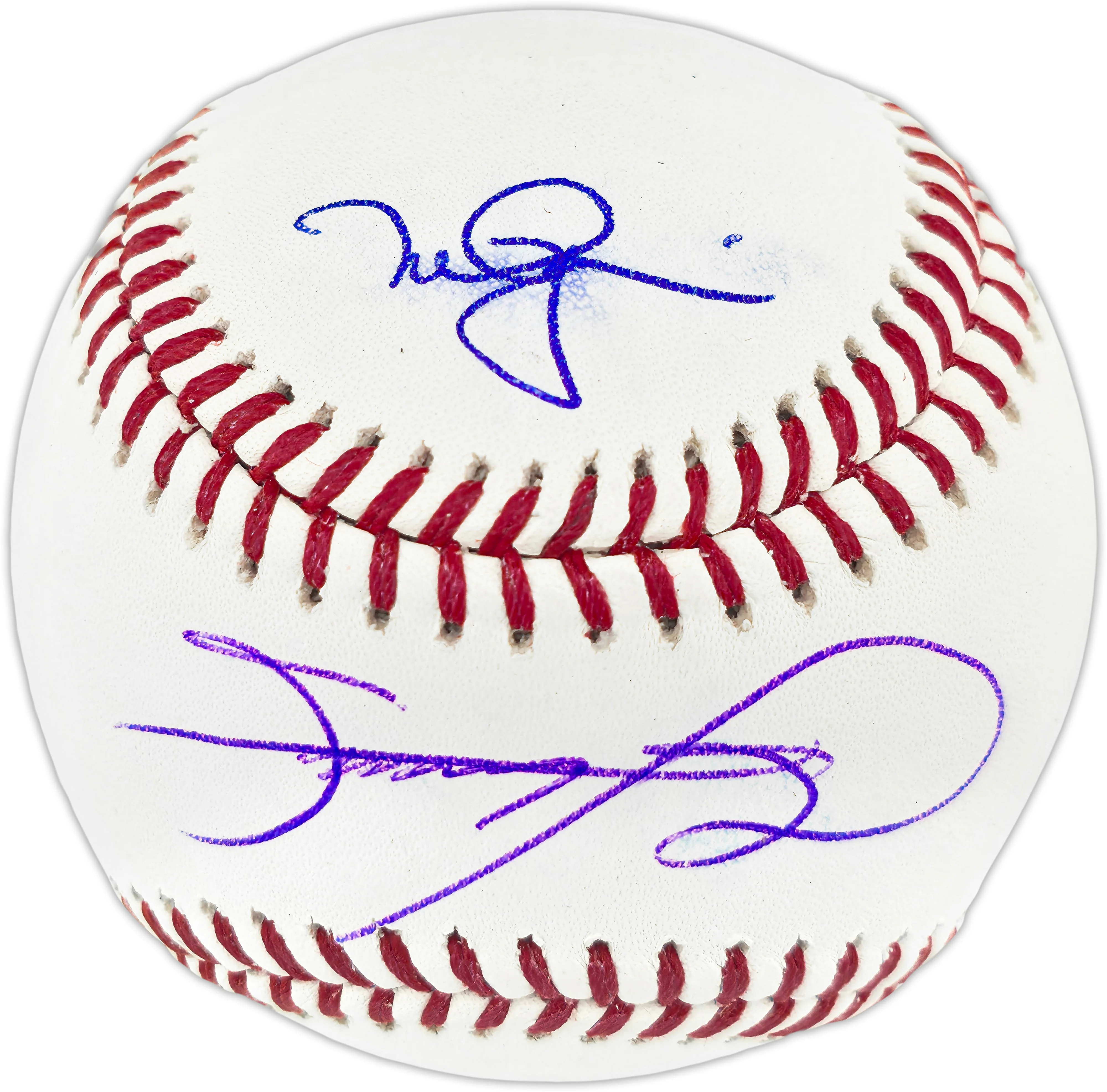 Mark McGwire & Sammy Sosa Autographed Official MLB Baseball (Smudged) Beckett BAS Witness #3W367258