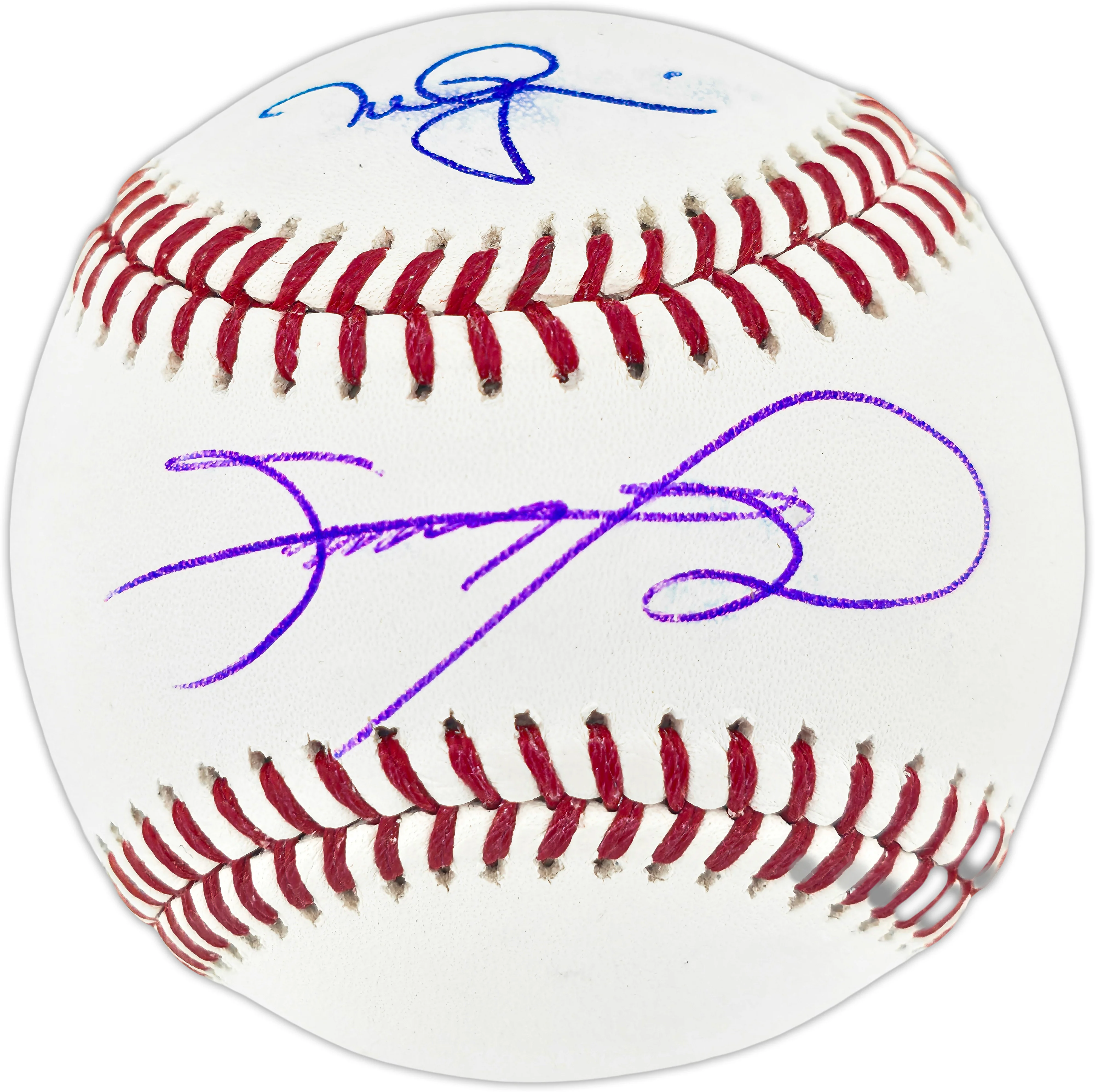 Mark McGwire & Sammy Sosa Autographed Official MLB Baseball (Smudged) Beckett BAS Witness #3W367258 - Image 3