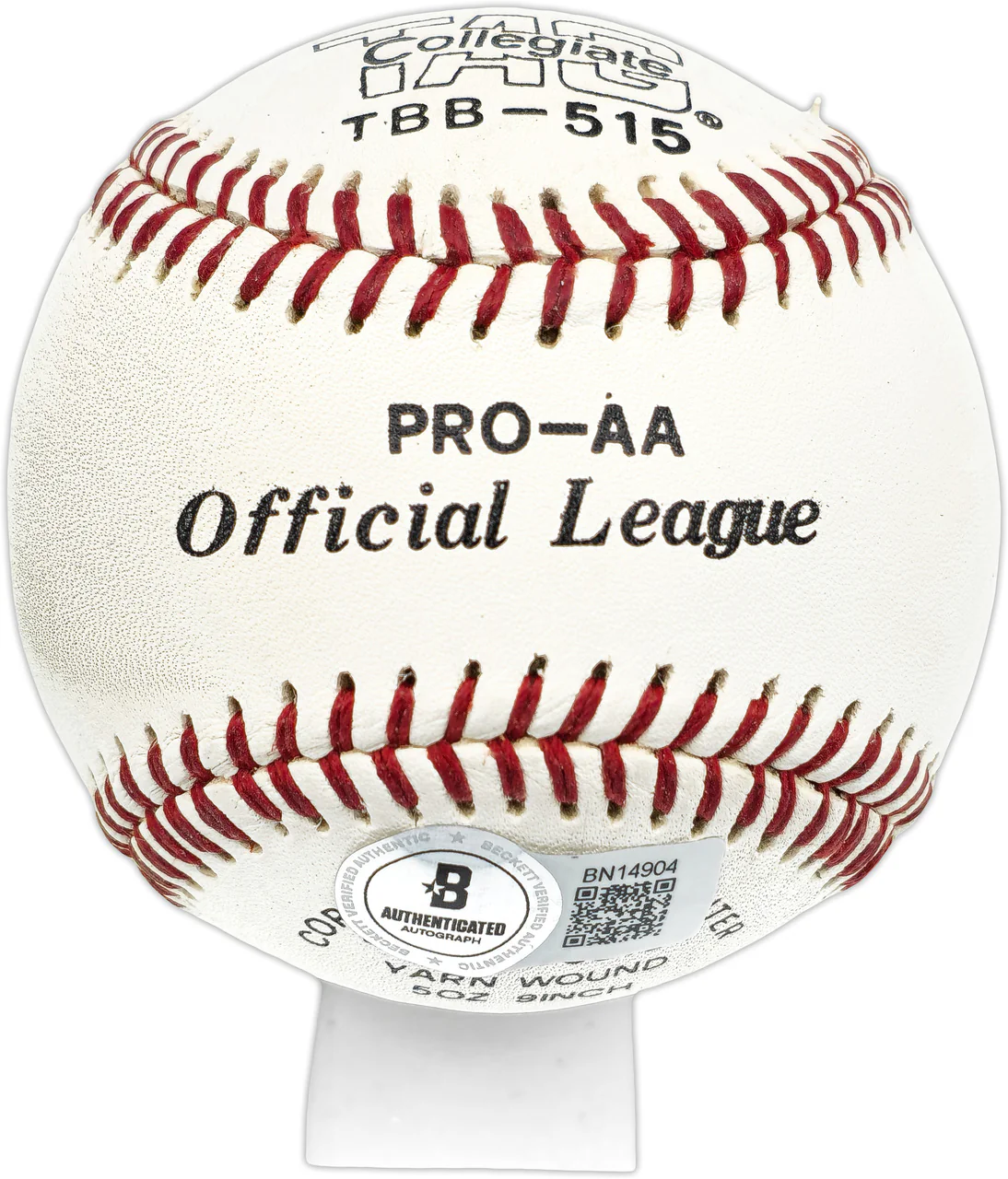 Mark "The Bird" Fidrych Autographed Official League Baseball Detroit Tigers Beckett BAS QR #BN14904 - Image 2