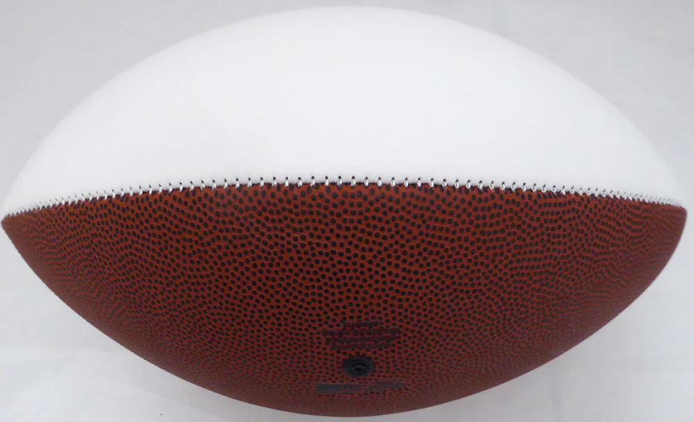 Marshon Lattimore Autographed Ohio State Buckeyes White Logo Football Beckett BAS Stock #131953 - Image 4