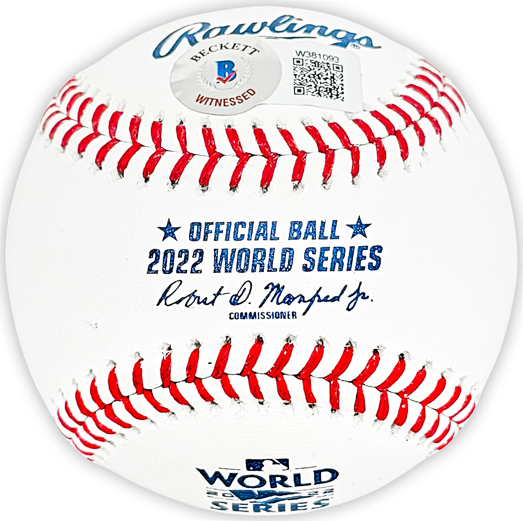 Martin Maldonado Autographed Official 2022 World Series MLB Baseball Houston Astros "2022 WS Champions" Beckett BAS Witness Stock #215405 - Image 3