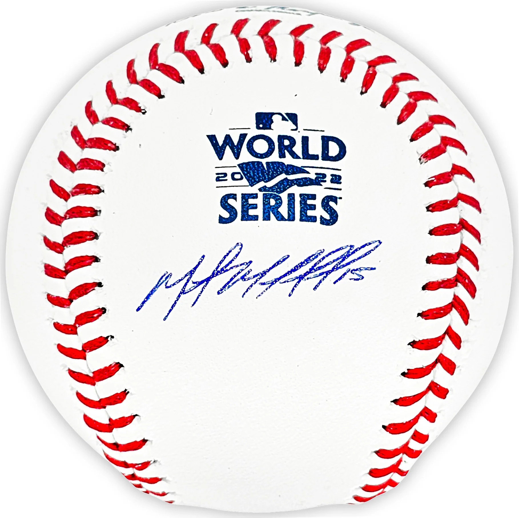 Martin Maldonado Autographed Official 2022 World Series MLB Baseball Houston Astros Beckett BAS Witness Stock #215404 - Image 2