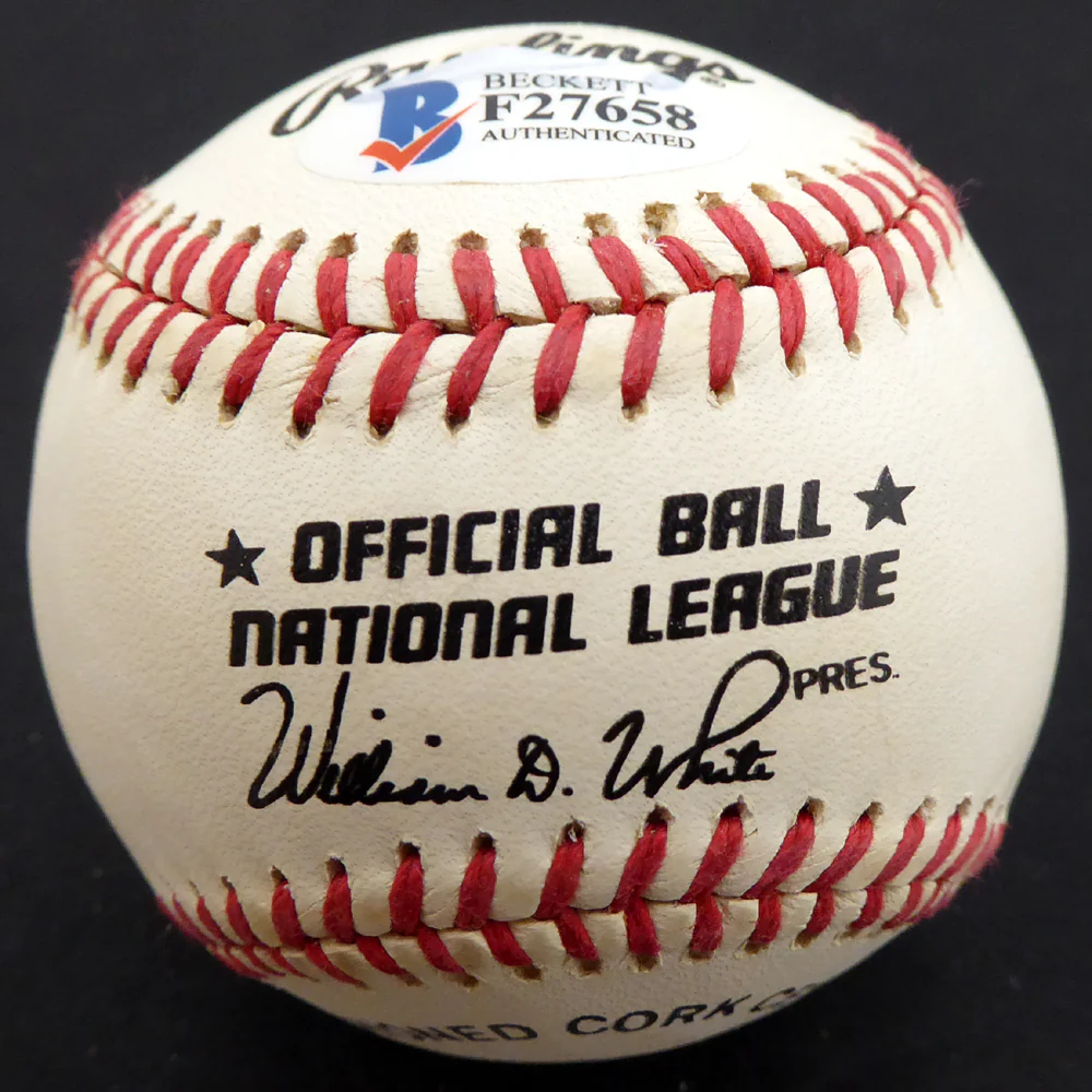 Marv Throneberry Autographed Official NL Baseball Oakland A's, New York Yankees Beckett BAS #F27658 - Image 2