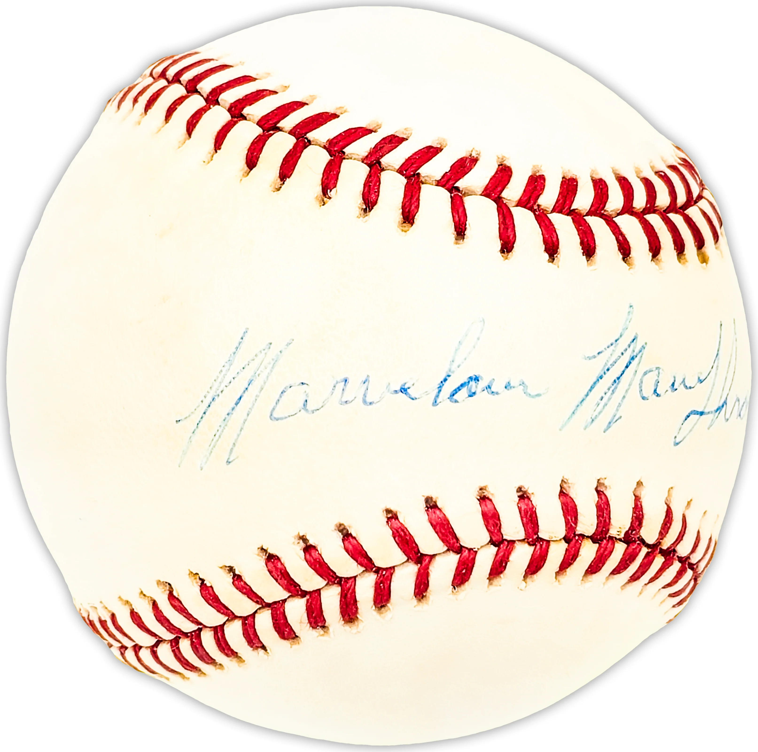 Marvelous Marv Throneberry Autographed Official AL Baseball New York Yankees, New York Mets Beckett BAS QR #BM25404 - Image 2