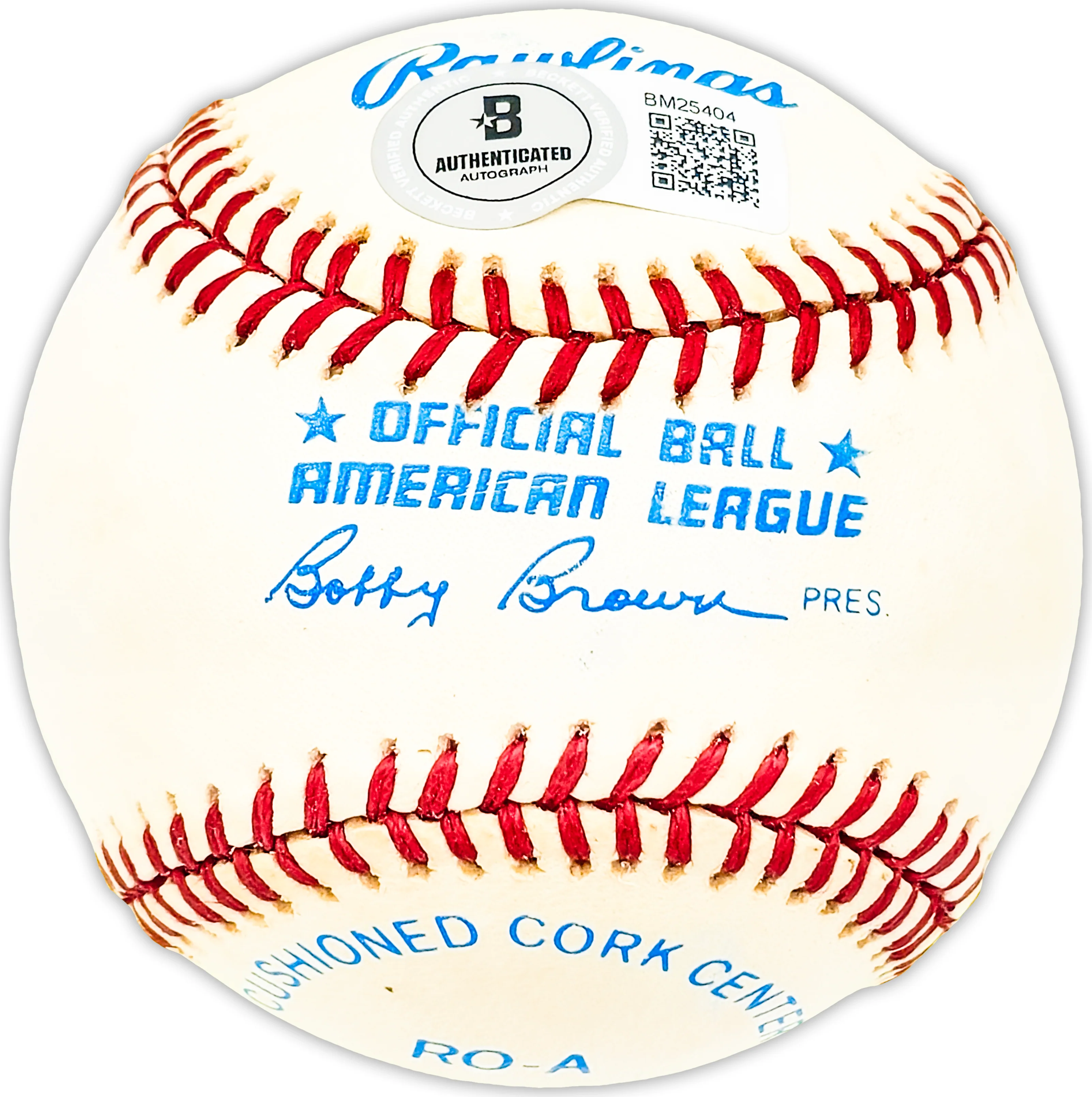 Marvelous Marv Throneberry Autographed Official AL Baseball New York Yankees, New York Mets Beckett BAS QR #BM25404 - Image 4