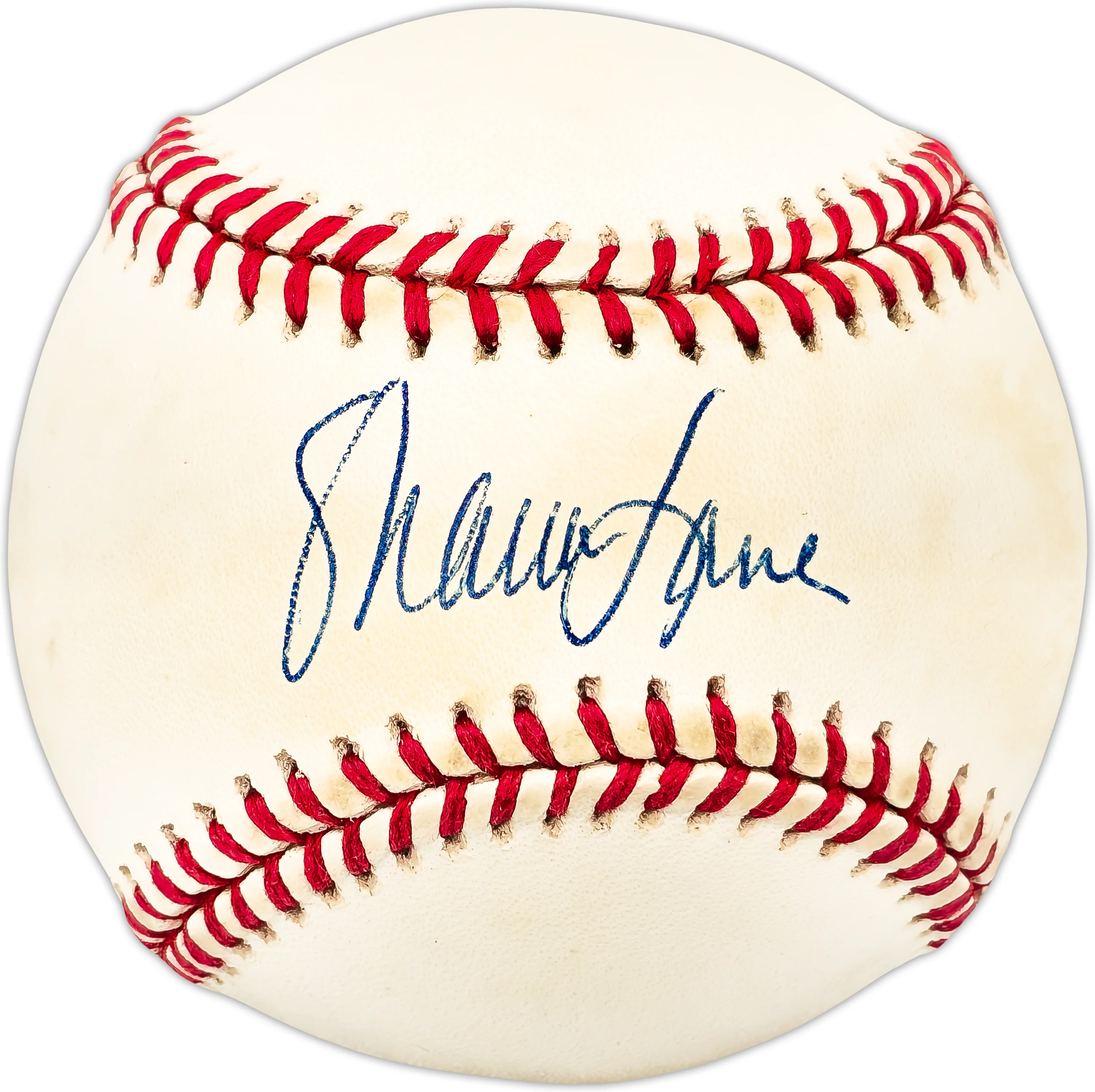 Marvin Lane Autographed Official AL Baseball Detroit Tigers Beckett BAS QR #BL93621