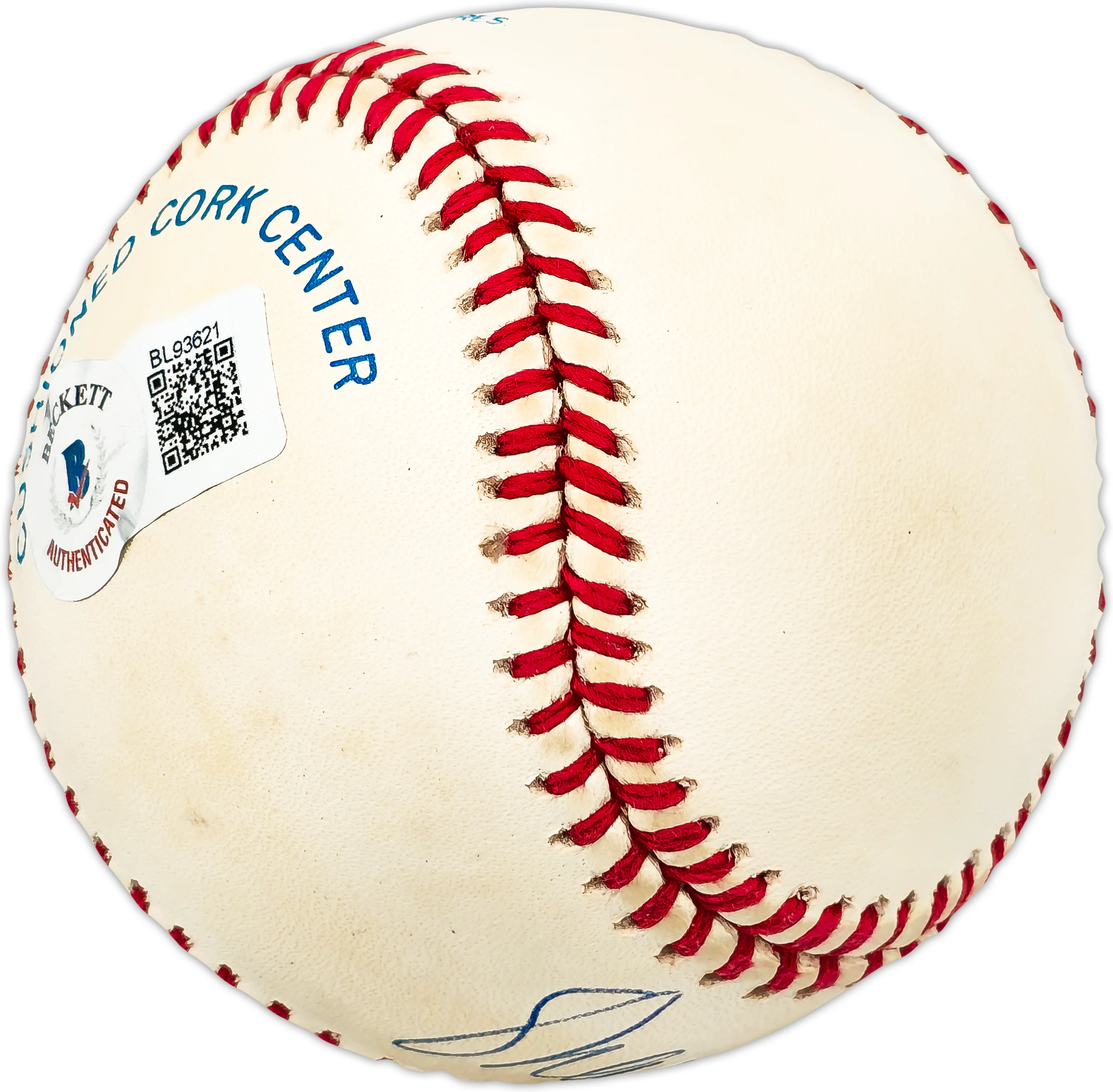 Marvin Lane Autographed Official AL Baseball Detroit Tigers Beckett BAS QR #BL93621 - Image 3