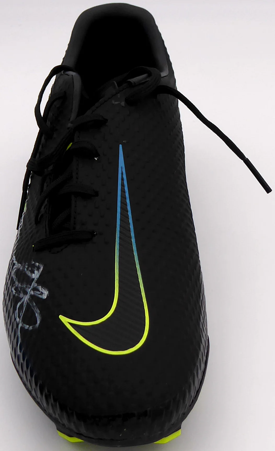 Mason Mount Autographed Black Nike Phantom Cleat Shoe Chelsea F.C. Size 9.5 (Light Auto) Beckett BAS #K06360 - Image 3