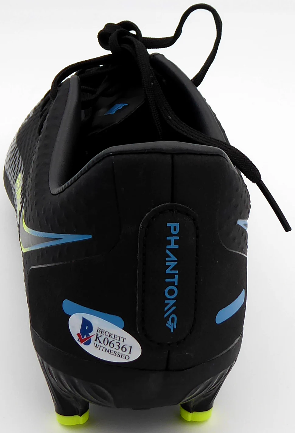 Mason Mount Autographed Black Nike Phantom Cleat Shoe Chelsea F.C. Size 9 Beckett BAS #K06361 - Image 5