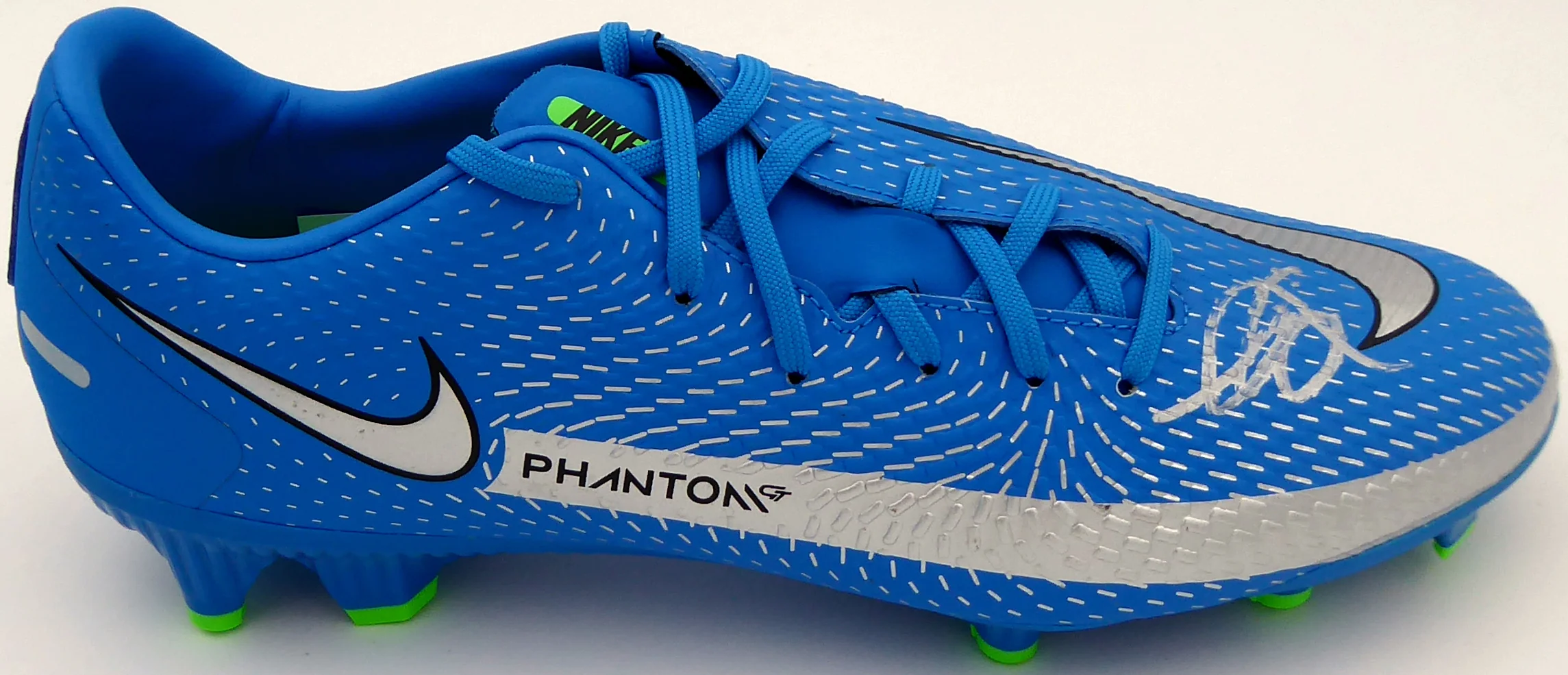Mason Mount Autographed Blue Nike Phantom Cleat Shoe Chelsea F.C. Size 8 Beckett BAS #K06435 - Image 2