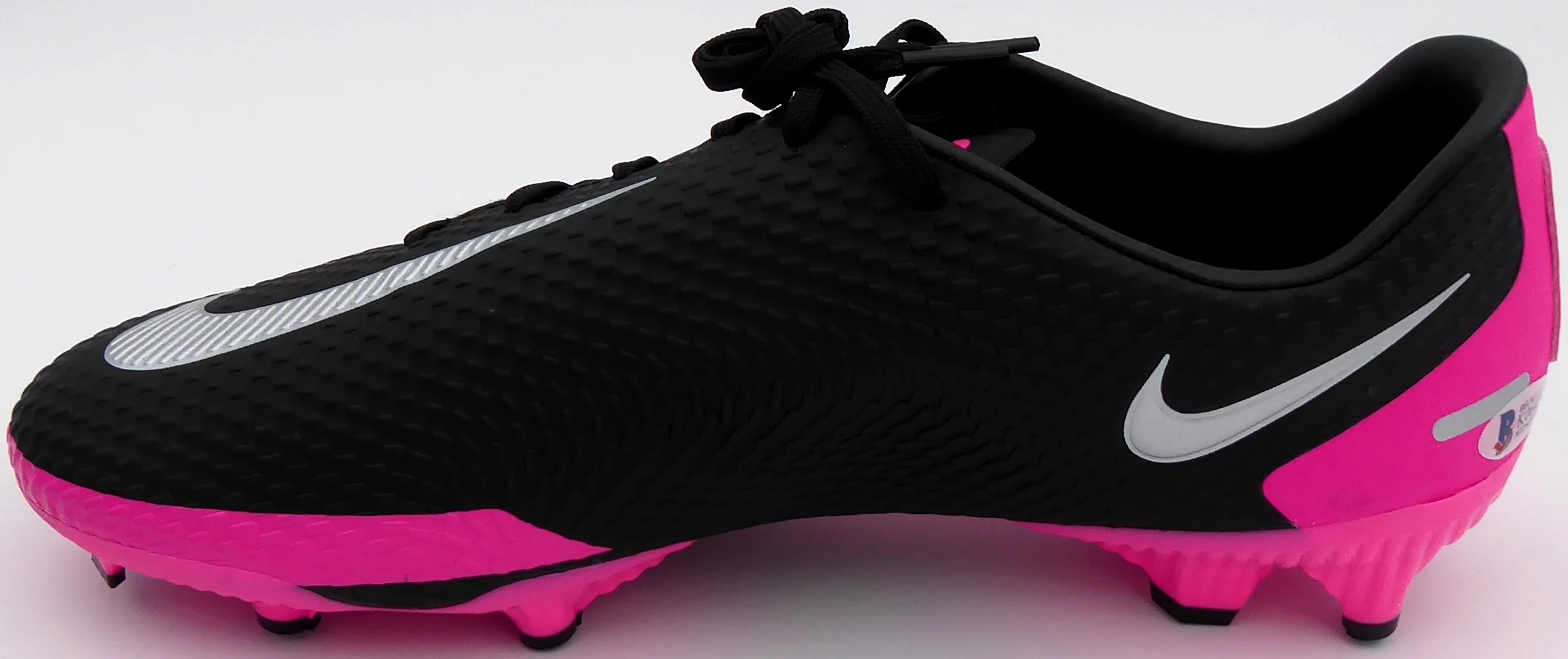 Mason Mount Autographed Blue & Pink Nike Phantom Cleat Shoe Chelsea F.C. Size 9 Beckett BAS #K06434 - Image 4