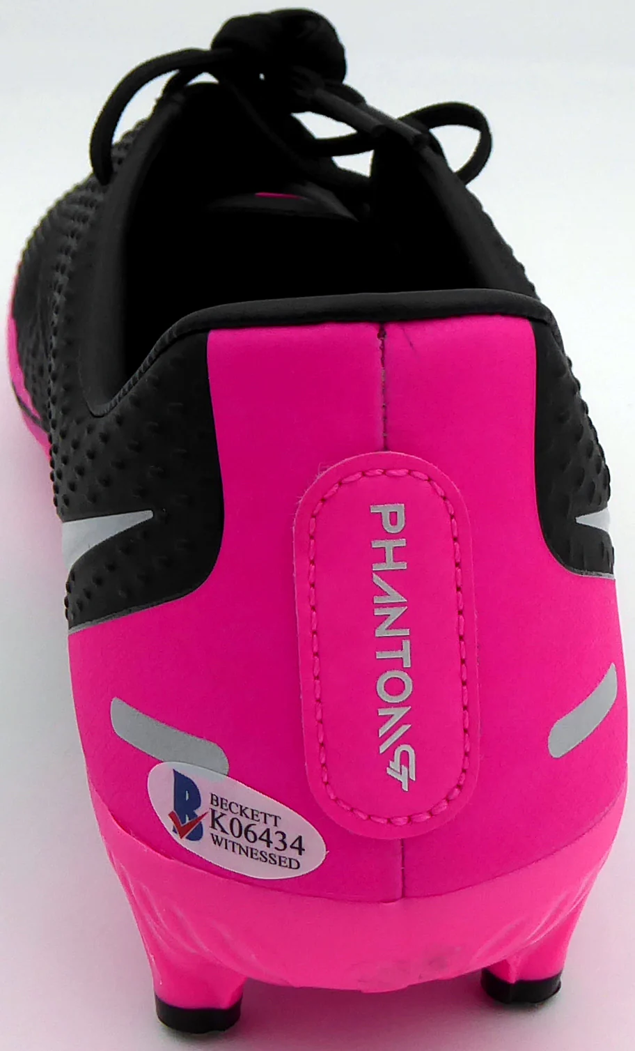 Mason Mount Autographed Blue & Pink Nike Phantom Cleat Shoe Chelsea F.C. Size 9 Beckett BAS #K06434 - Image 5