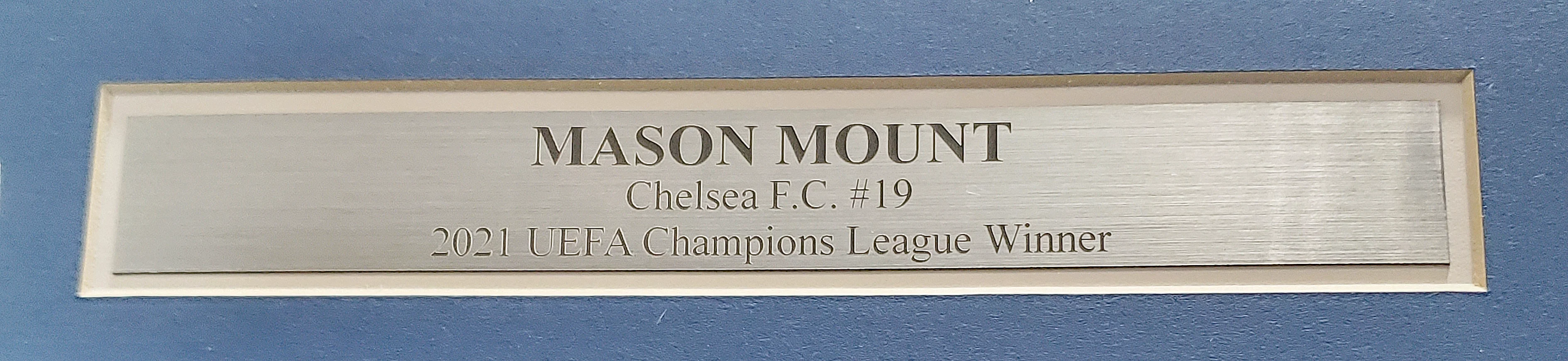 Mason Mount Autographed Framed 11x14 Photo Chelsea F.C. Beckett BAS Stock #197148 - Image 5