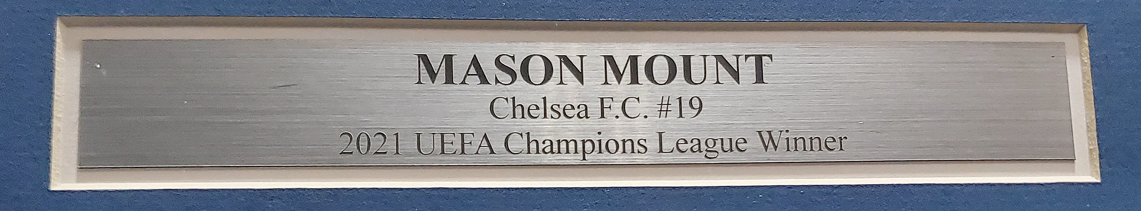 Mason Mount Autographed Framed 11x14 Photo Chelsea F.C. Beckett BAS Stock #197149 - Image 5