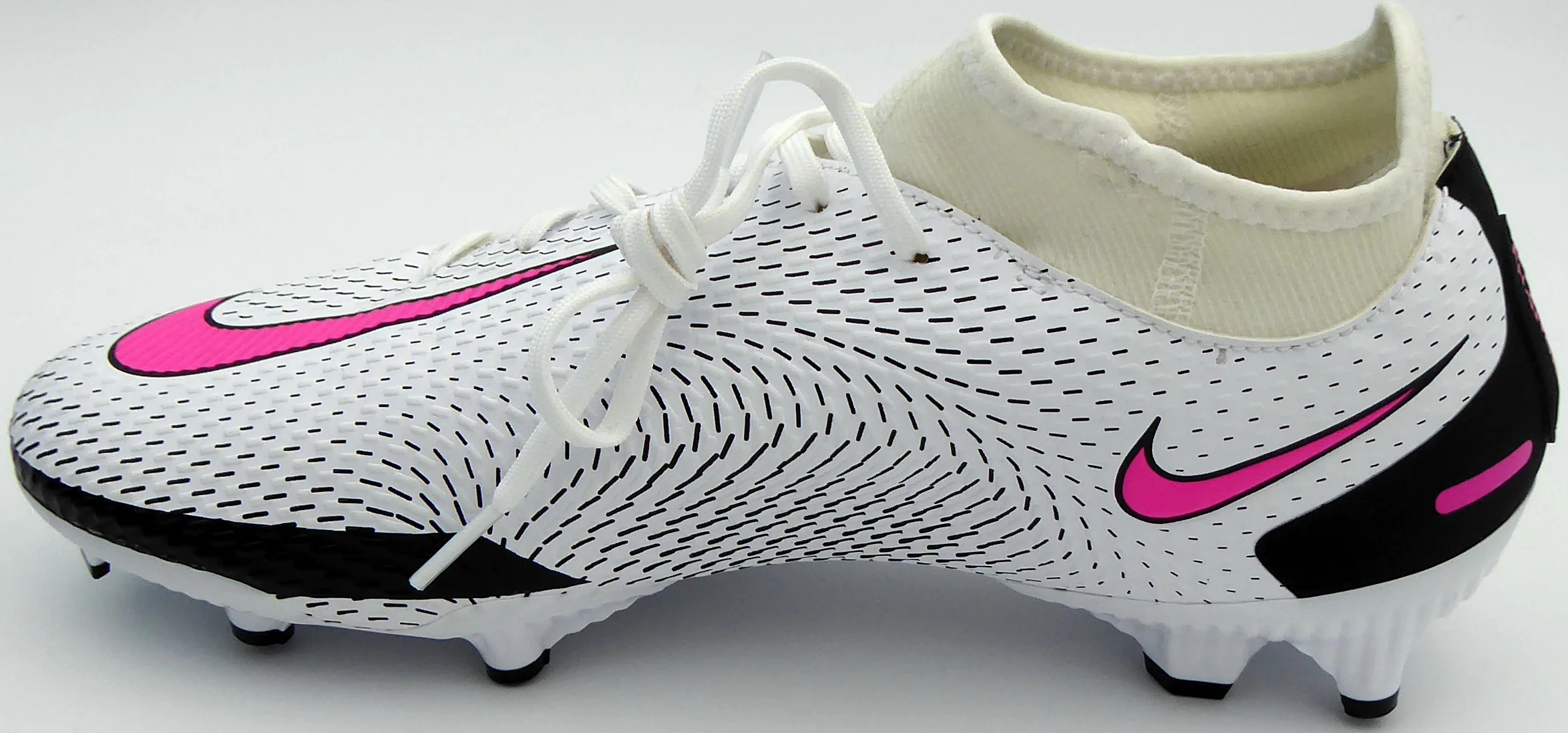 Mason Mount Autographed White & Pink Nike Phantom Cleat Shoe Chelsea F.C. Size 9.5 Beckett BAS #K06404 - Image 4