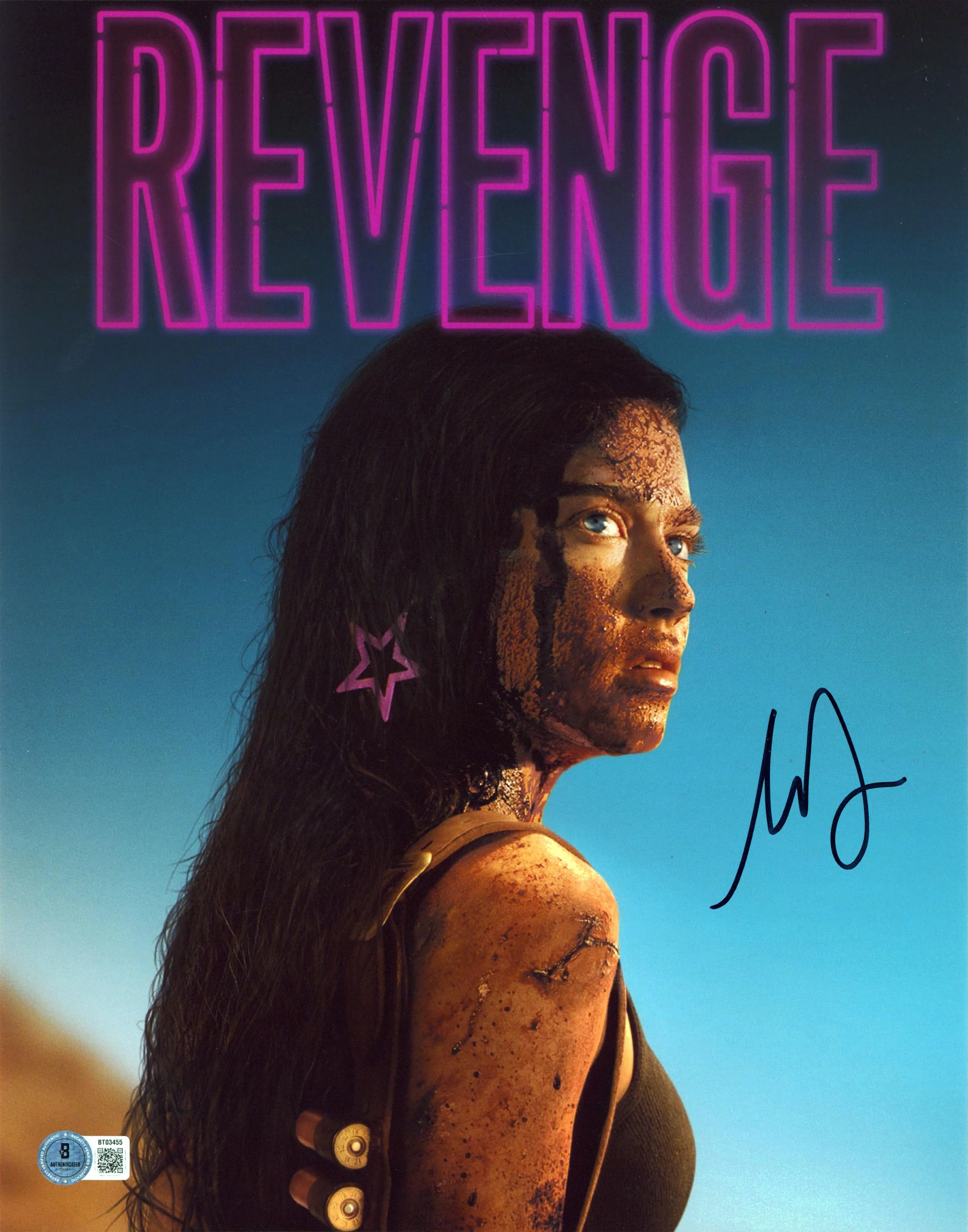 Matilda Lutz Revenge Authentic Signed 11x14 Vertical Photo BAS #BT03455 - Image 2