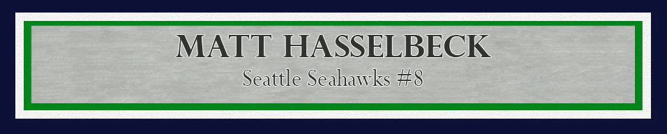 Matt Hasselbeck Autographed Framed 16x20 Photo Seattle Seahawks MCS Holo Stock #200362 - Image 4