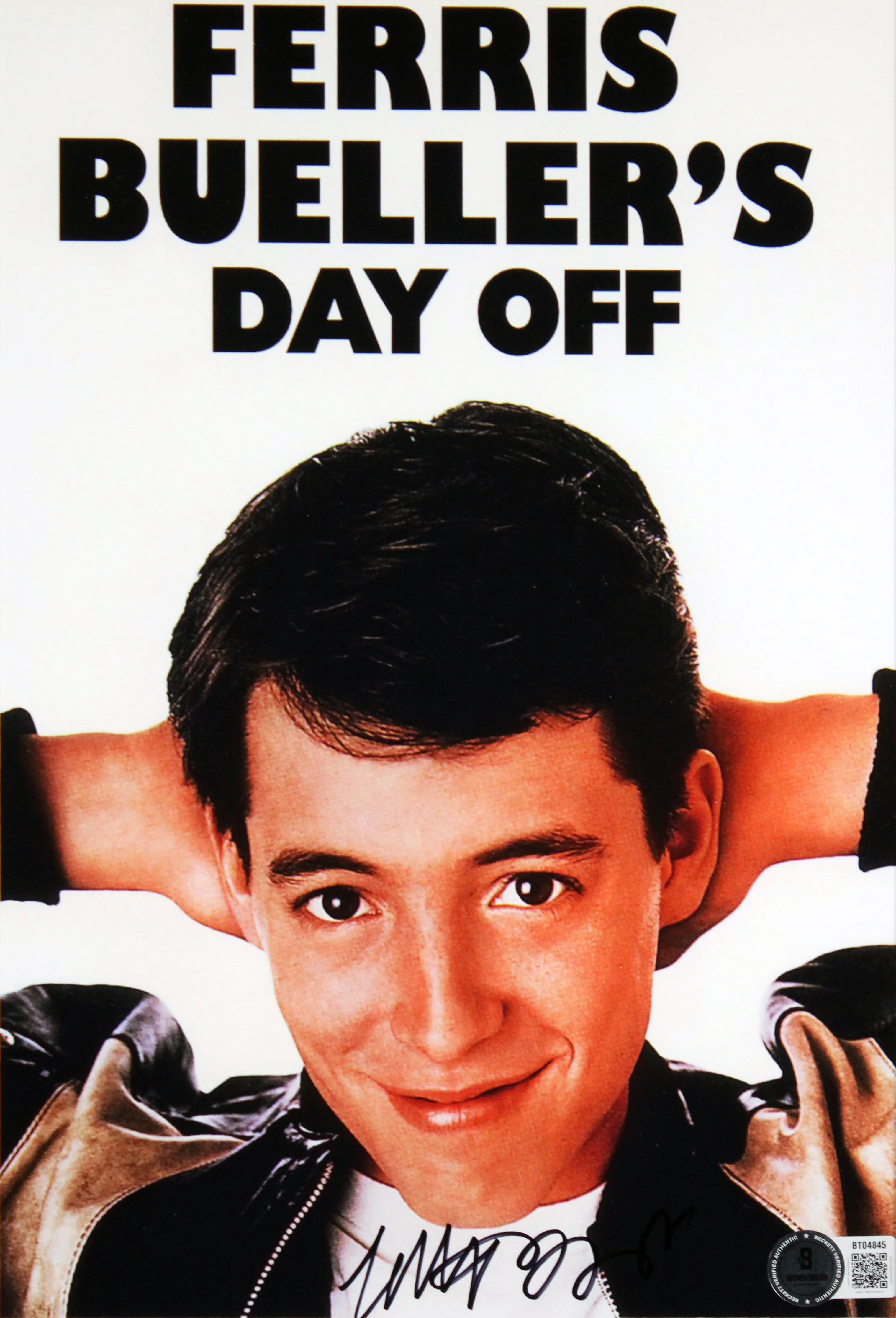 Matthew Broderick Ferris Bueller's Day Off Signed Framed Photo BAS #BT04845 - Image 3