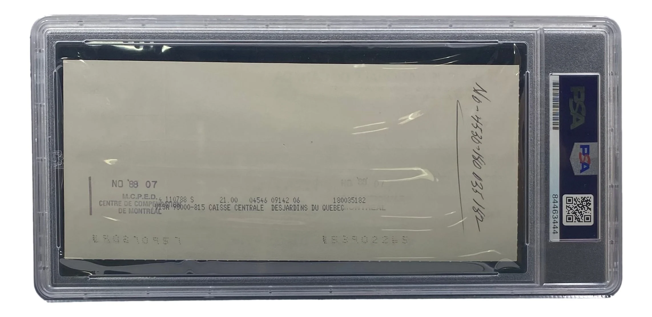 Maurice Richard Signed Montreal Canadiens Bank Check #31 PSA/DNA - Image 2