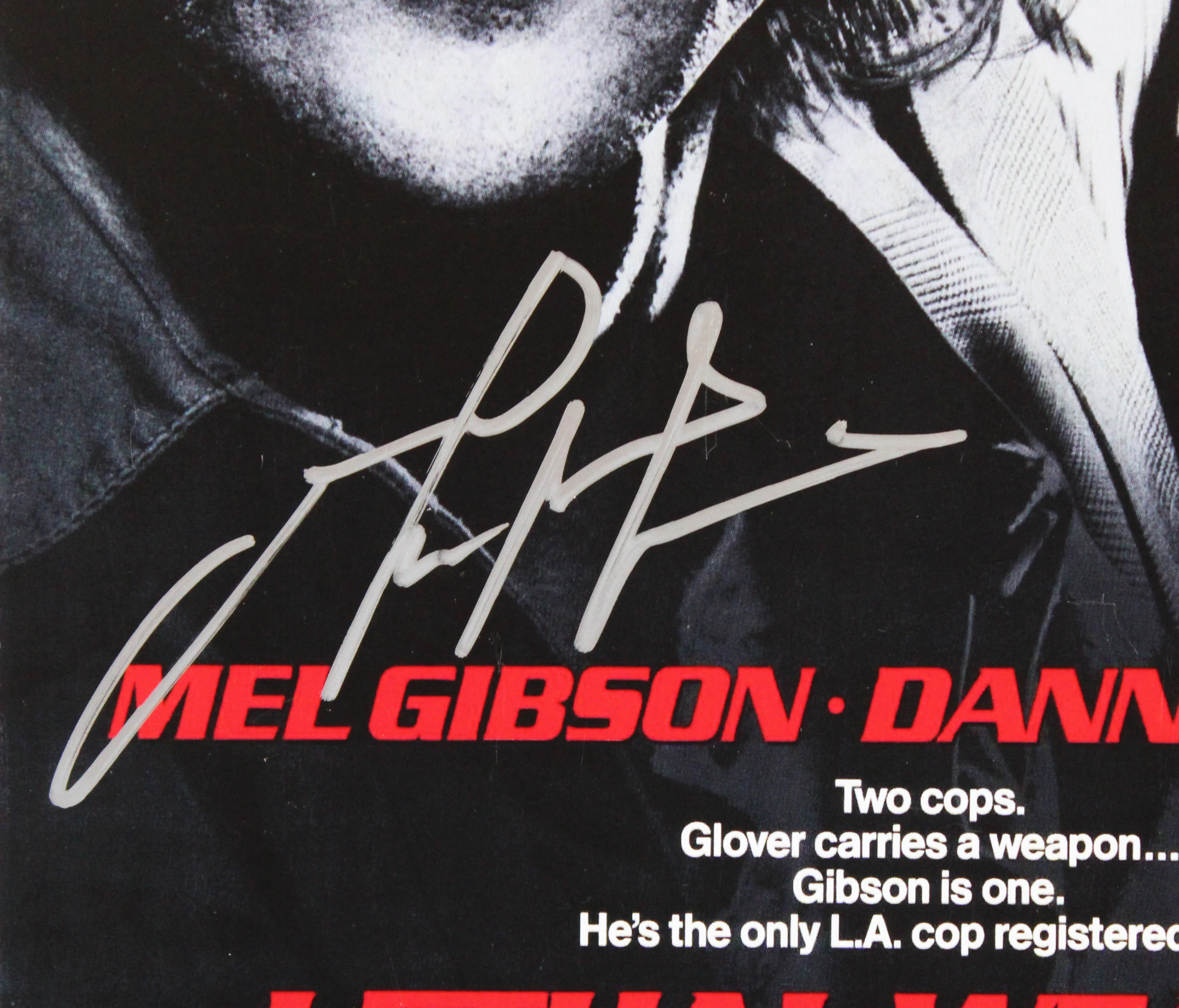 Mel Gibson Lethal Weapon Authentic Signed 11x17 Mini Movie Poster Photo BAS - Image 3