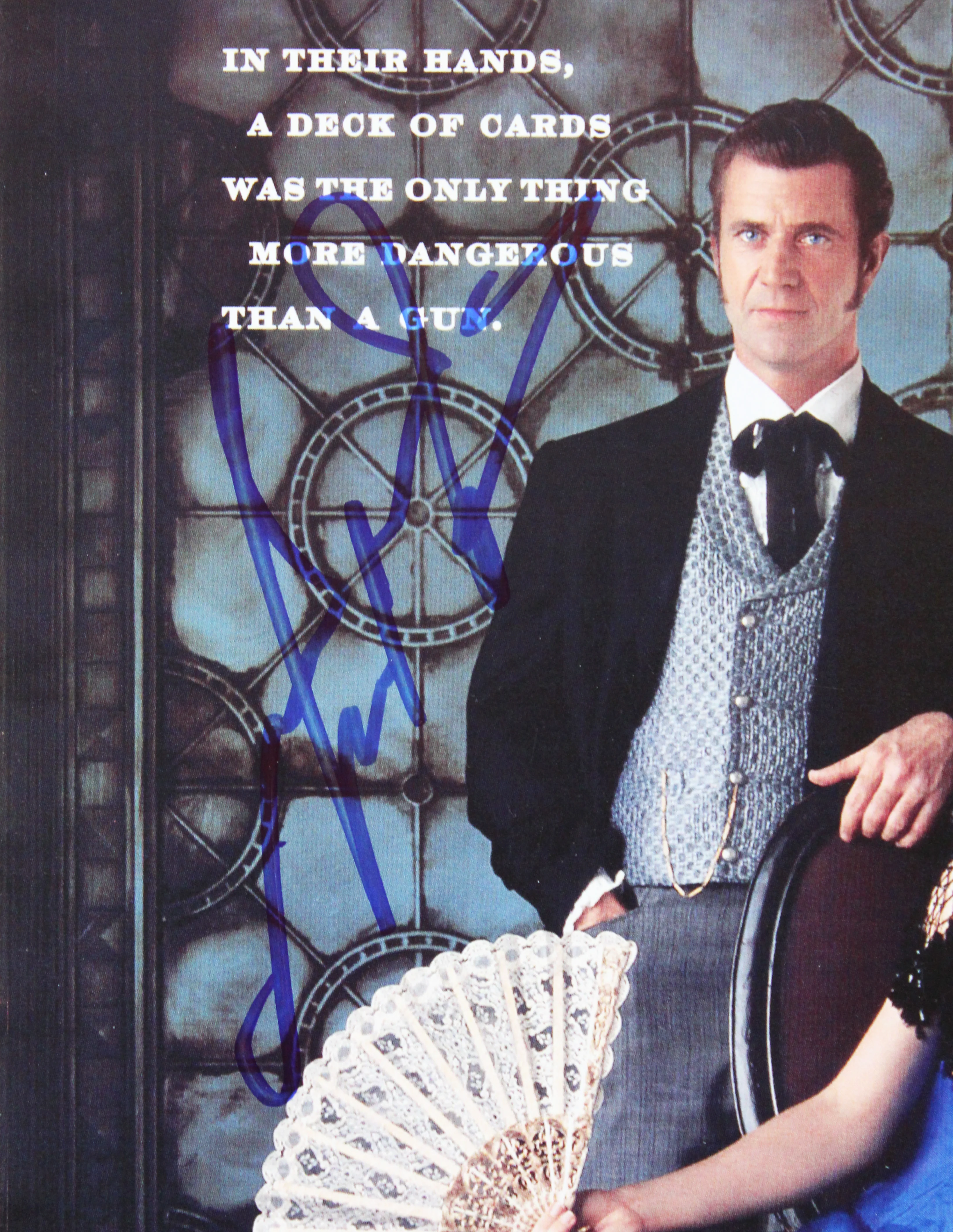 Mel Gibson Maverick Authentic Signed 11x17 Mini Movie Poster Photo BAS - Image 3