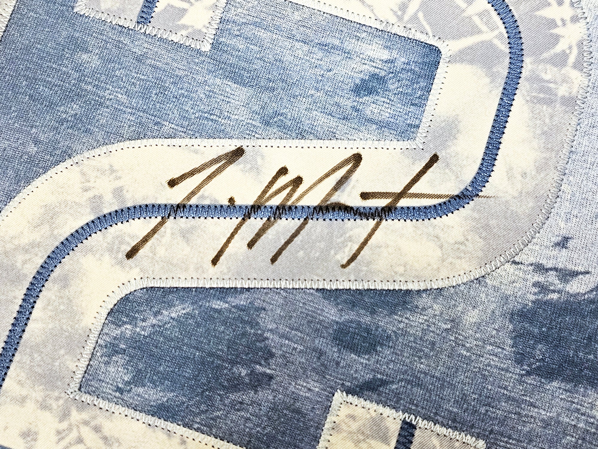 Memphis Grizzlies Ja Morant Autographed Light Blue Jordan Creators In The Paint Select Jersey Size 52 Beckett BAS QR Stock #218584 - Image 4