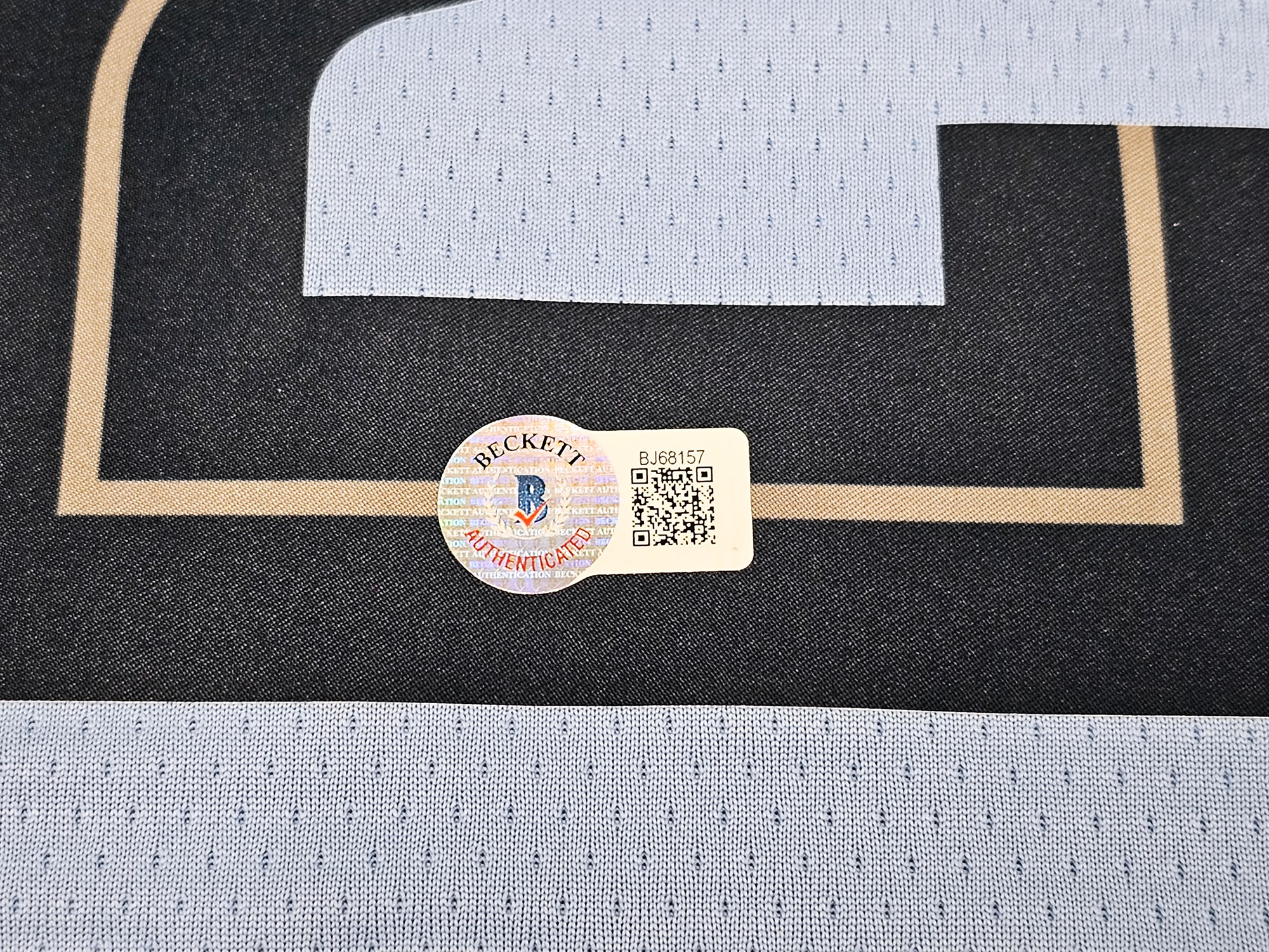 Memphis Grizzlies Ja Morant Autographed Light Blue Jordan Statement Edition Swingman Jersey Size 48 Beckett BAS QR Stock #218578 - Image 5
