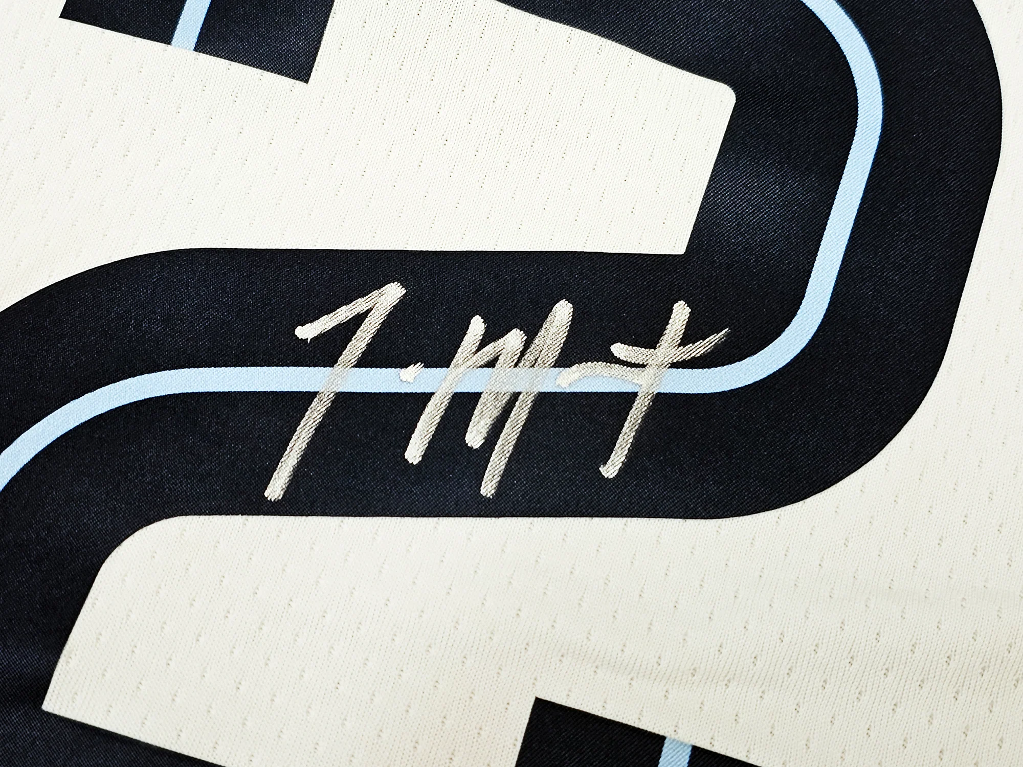 Memphis Grizzlies Ja Morant Autographed White Nike Association Edition Swingman Jersey Size 48 Beckett BAS QR Stock #218582 - Image 4