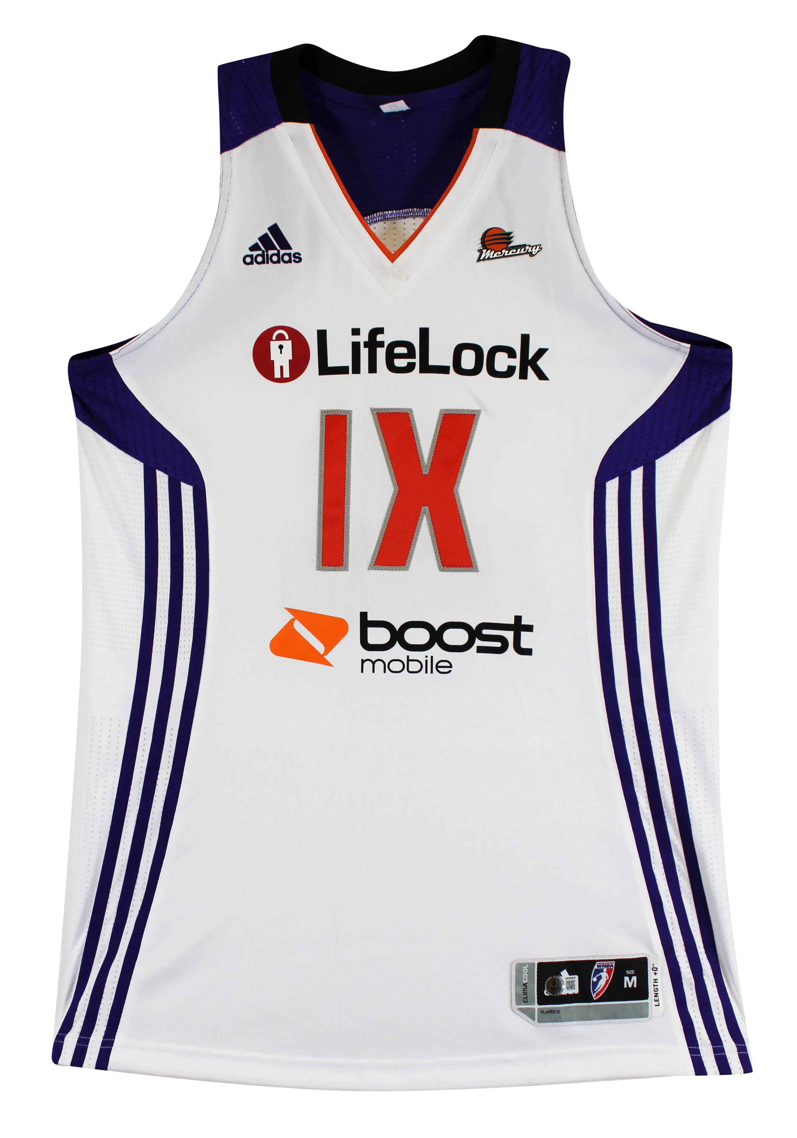 Mercury Diana Taurasi Signed Adidas Climacool Game Issued Jersey BAS W #3W366025 - Image 5