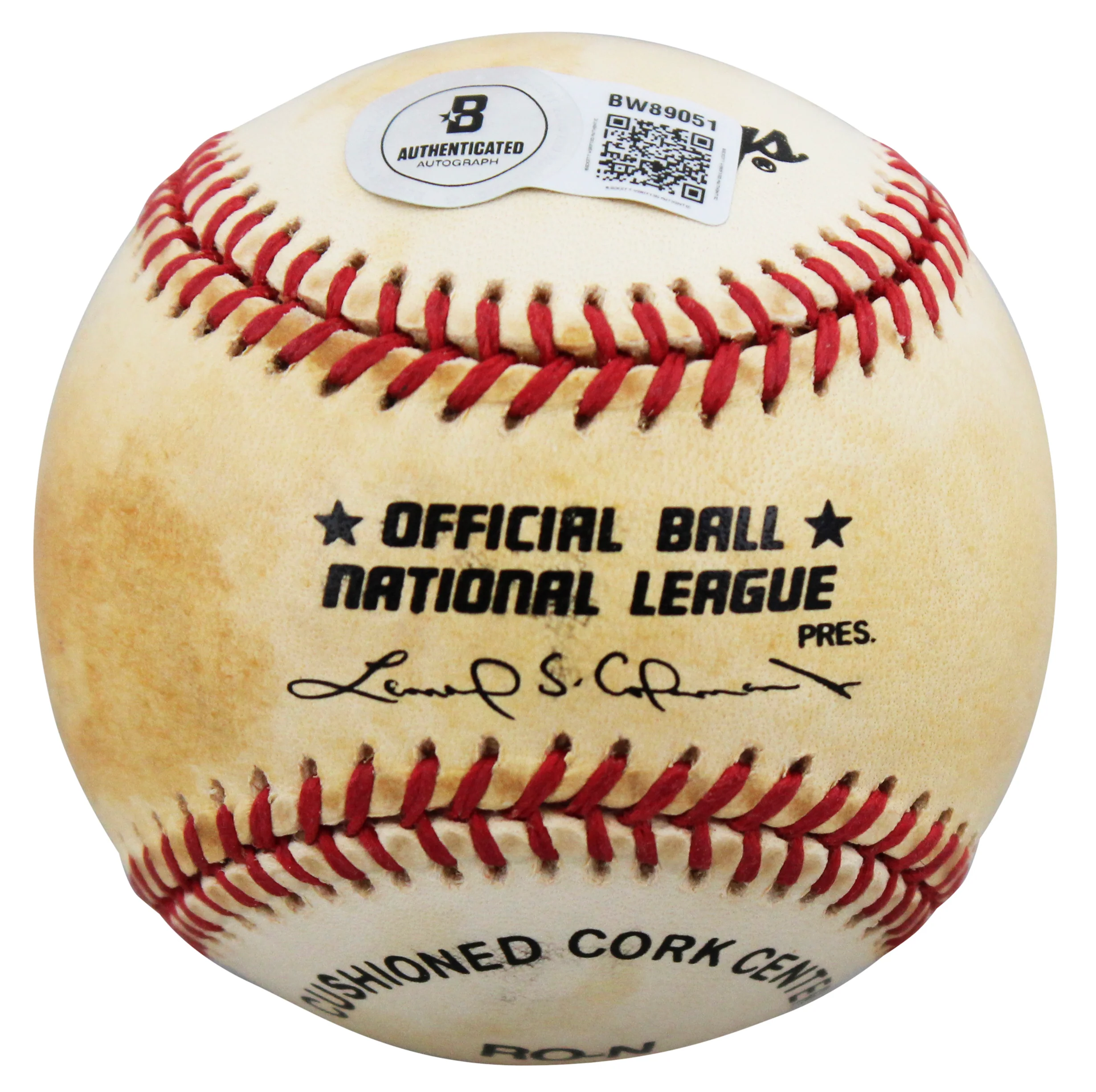 Mets Tom Seaver "HOF 92" Authentic Signed Coleman ONL Baseball BAS #BW89051 - Image 8