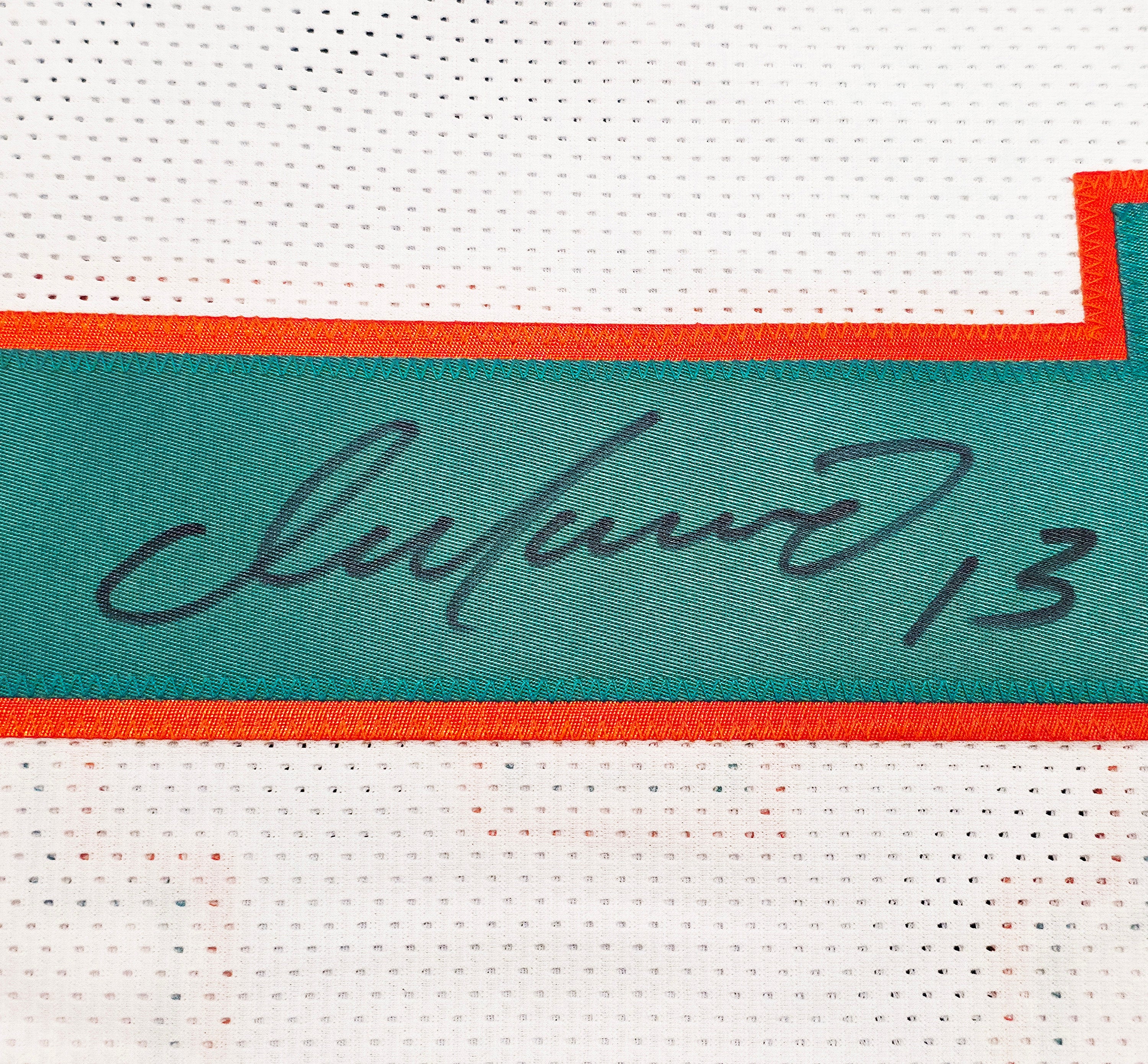 Miami Dolphins Dan Marino Autographed White Jersey JSA Stock #239851 - Image 4