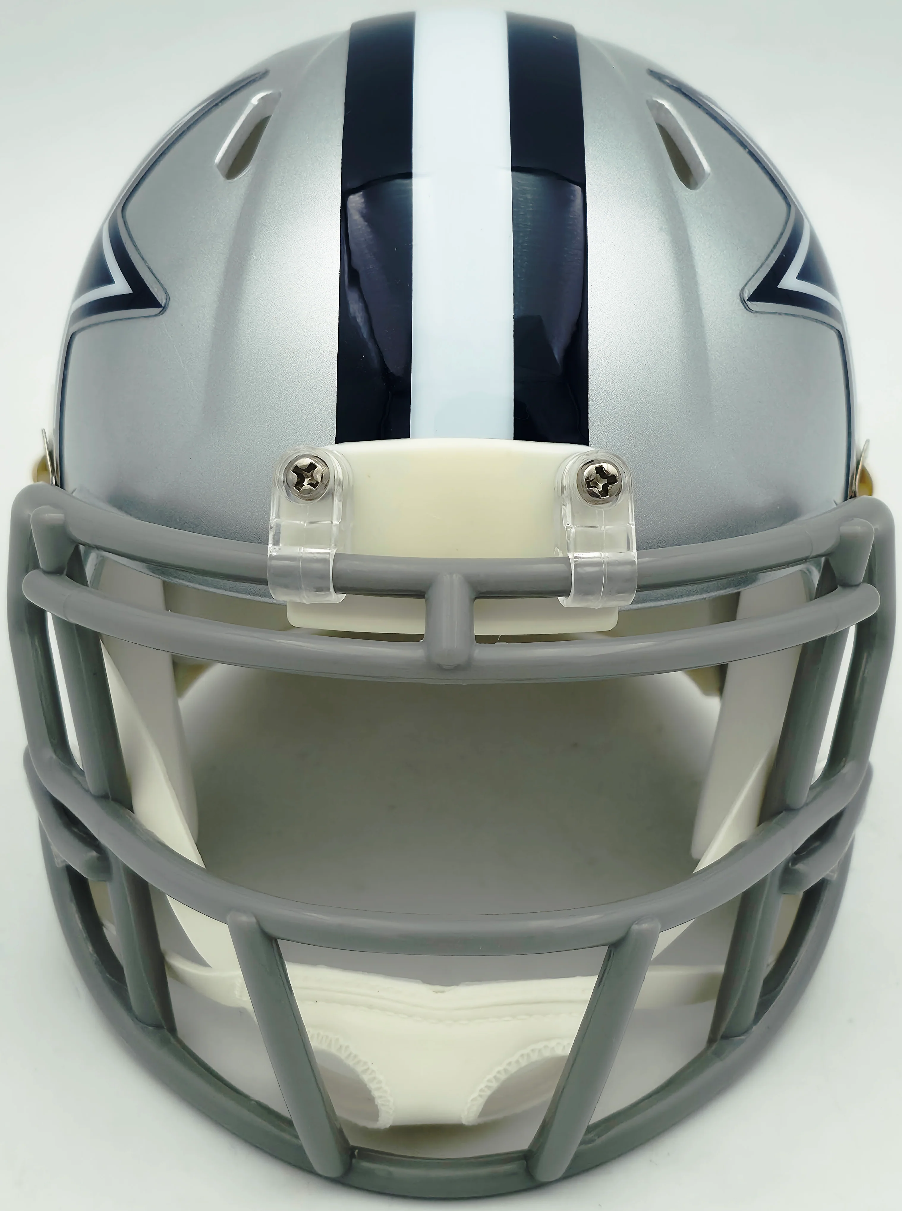 Micah Parson Autographed Dallas Cowboys Silver Speed Mini Helmet Fanatics Holo Stock #256993 - Image 3