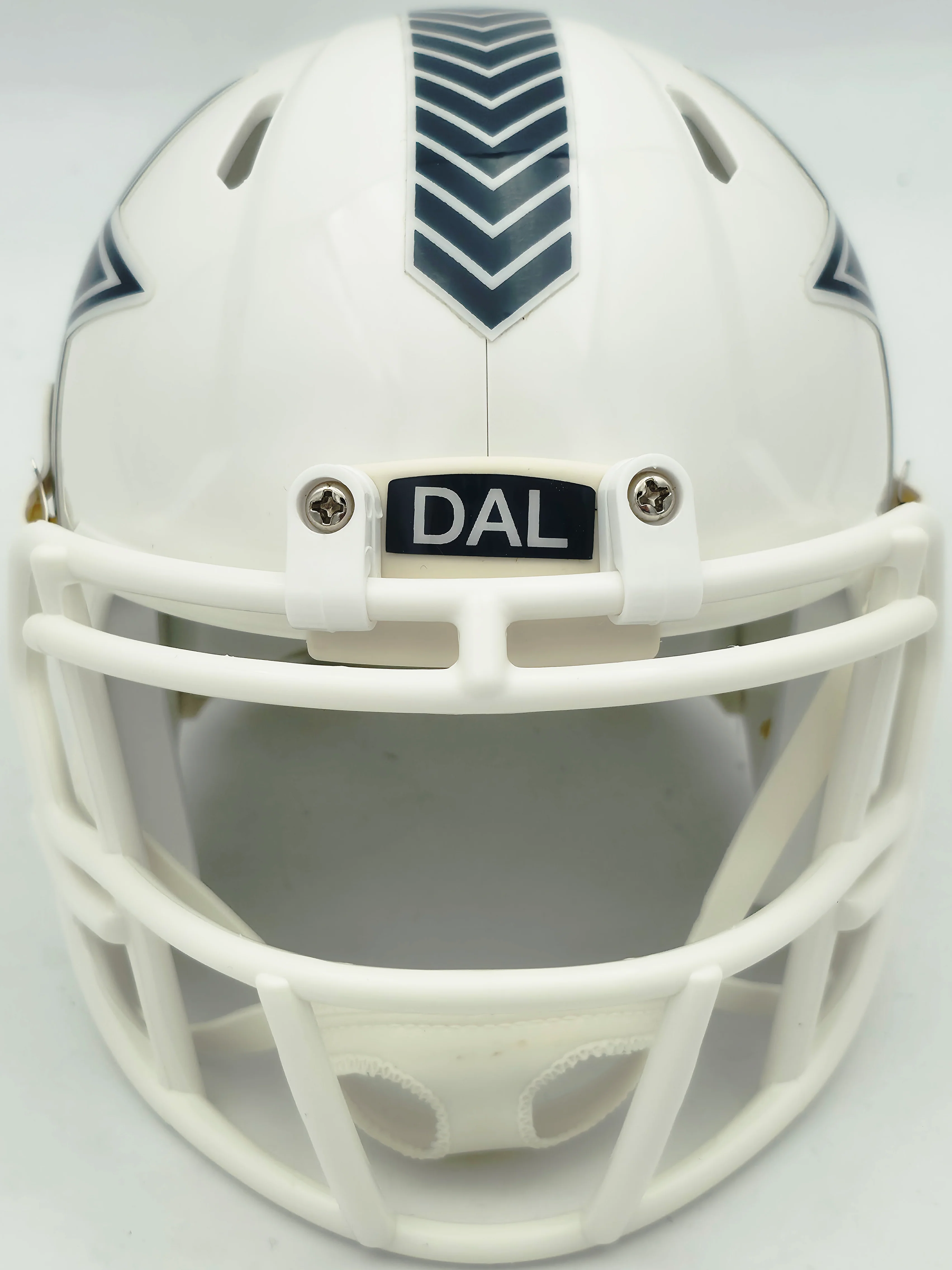 Micah Parson Autographed Dallas Cowboys White Salute To Service Speed Mini Helmet Fanatics Holo Stock #256992 - Image 3