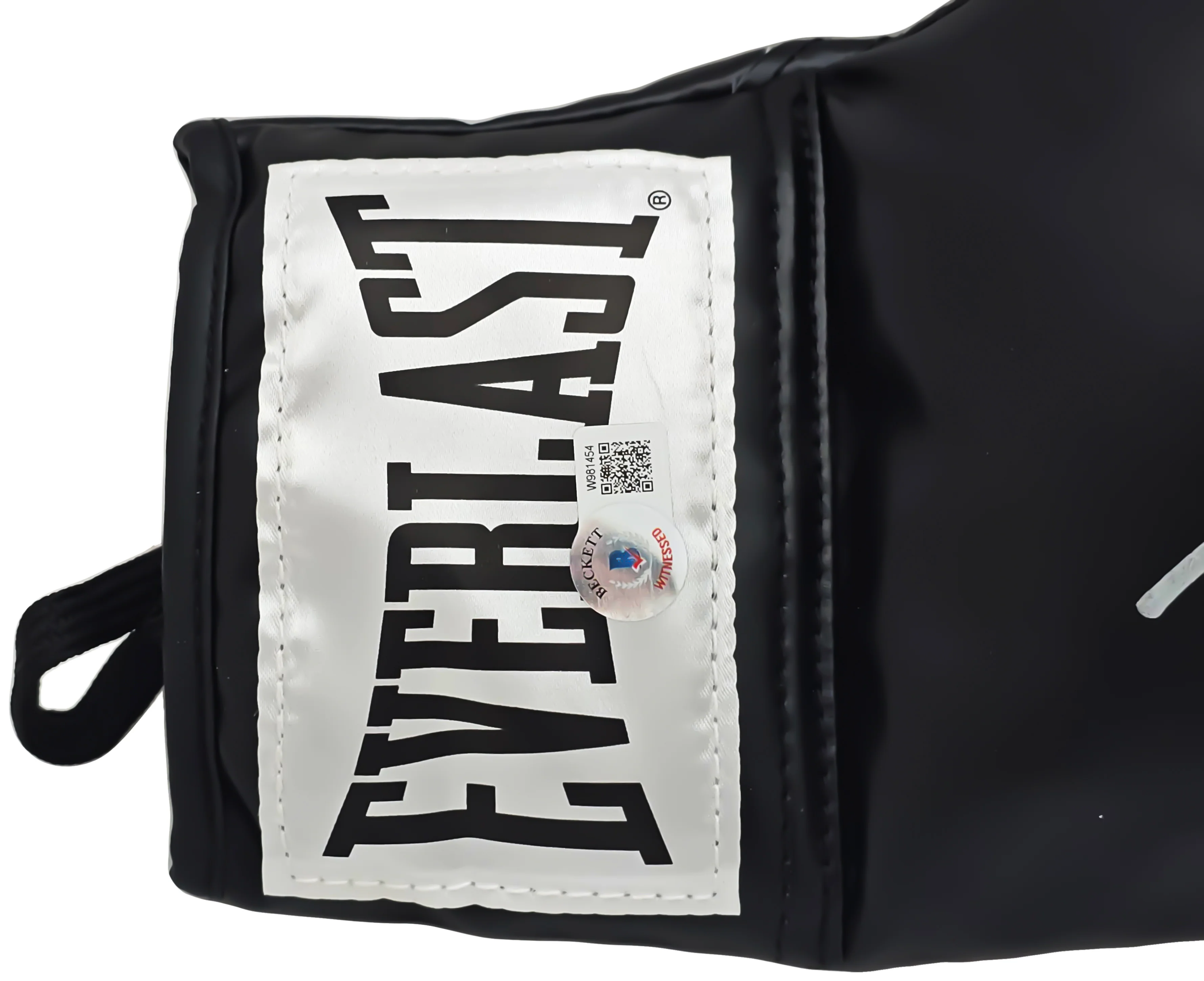 Michael B. Jordan Autographed Black Everlast Boxing Glove Right Handed RH Beckett BAS Witness Stock #220646 - Image 3