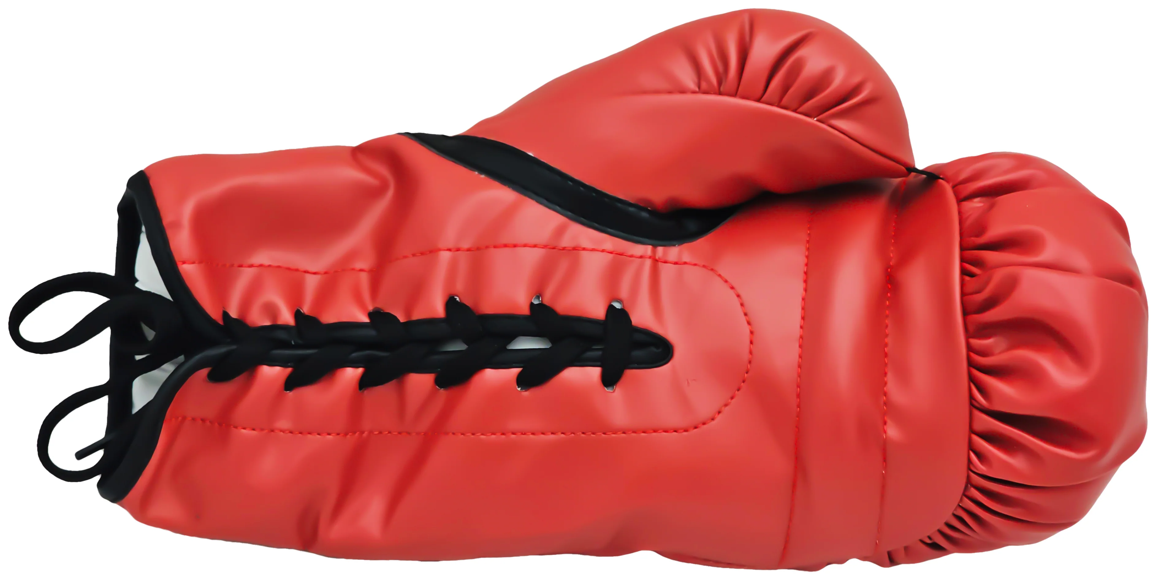 Michael B. Jordan Autographed Red Everlast Boxing Glove Left Handed LH Beckett BAS Witness Stock #220647 - Image 4