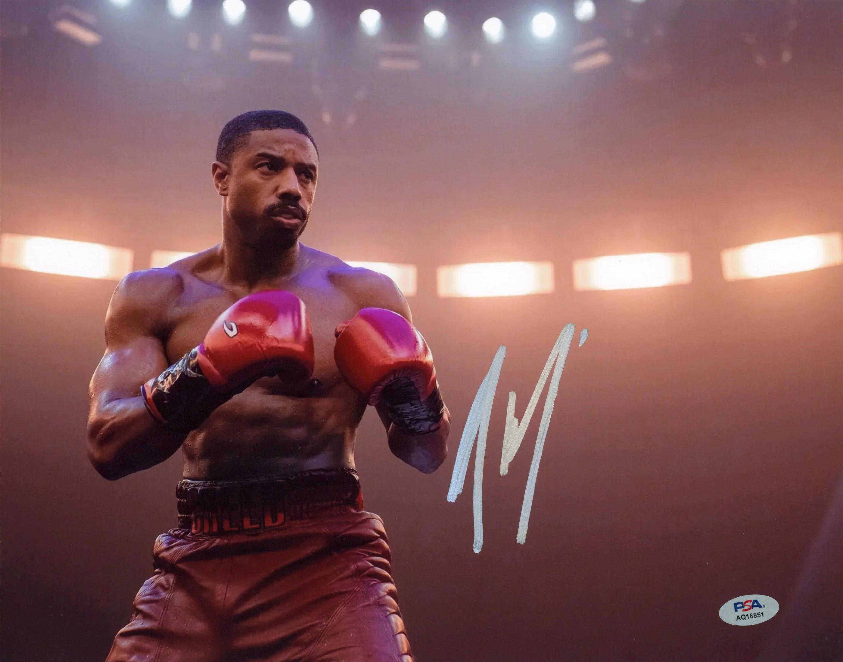 Michael B. Jordan Creed III Authentic Signed 11x14 Photo PSA/DNA #AQ16851 - Image 2