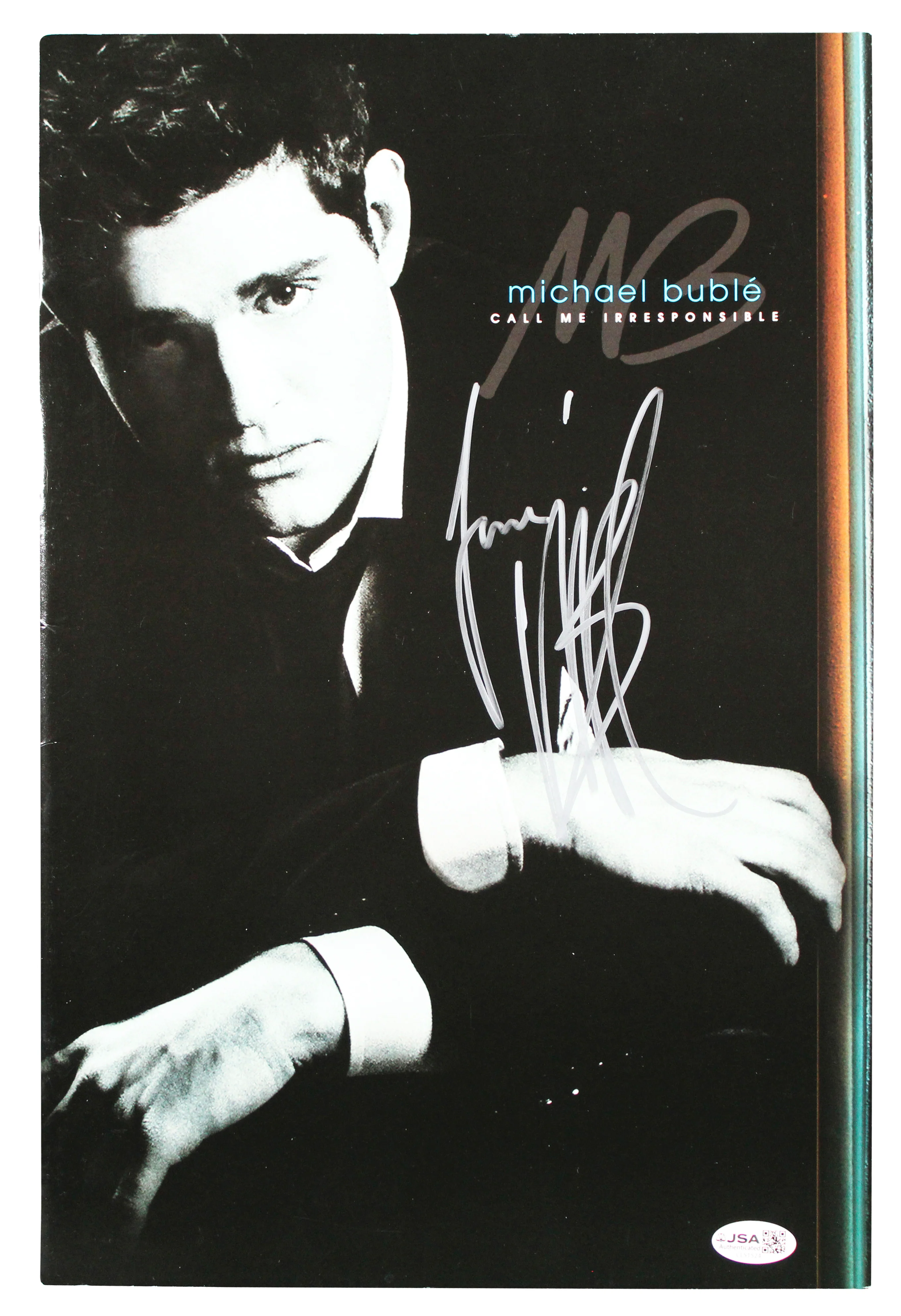 Michael Buble Authentic Signed Call Me Irresponsible Tour Program JSA #CL51524 - Image 2