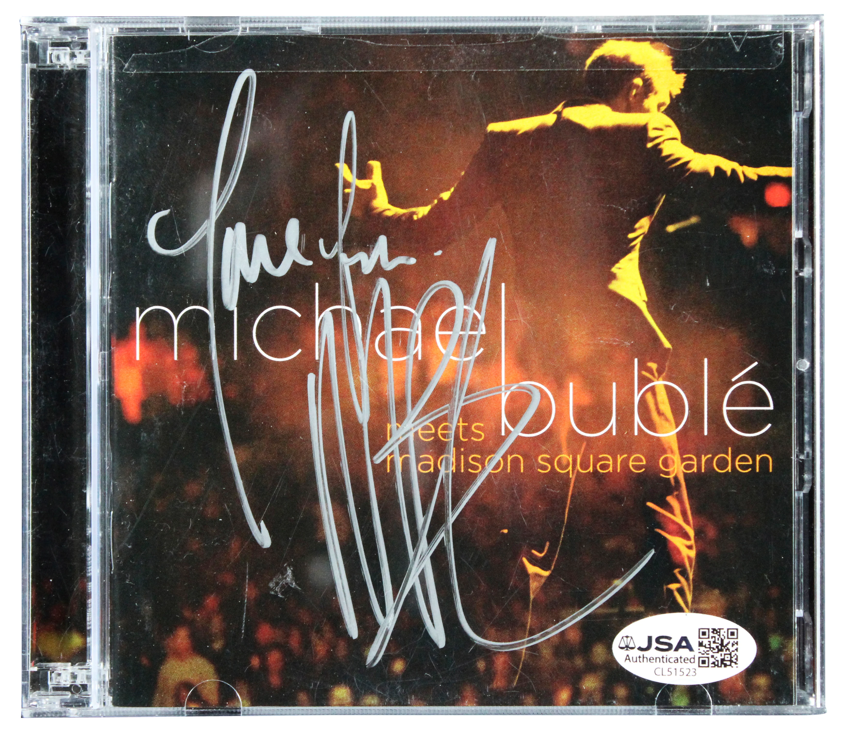 Michael Buble Signed Michael Buble Meets Madison Square Garden CD Booklet JSA - Image 2